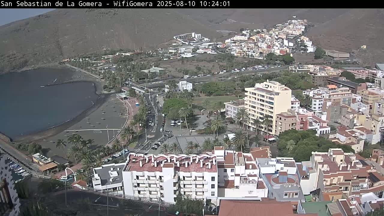 San Sebastian de La Gomera  City Live Cam - Santa Cruz de Tenerife, Canary Islands, Spain