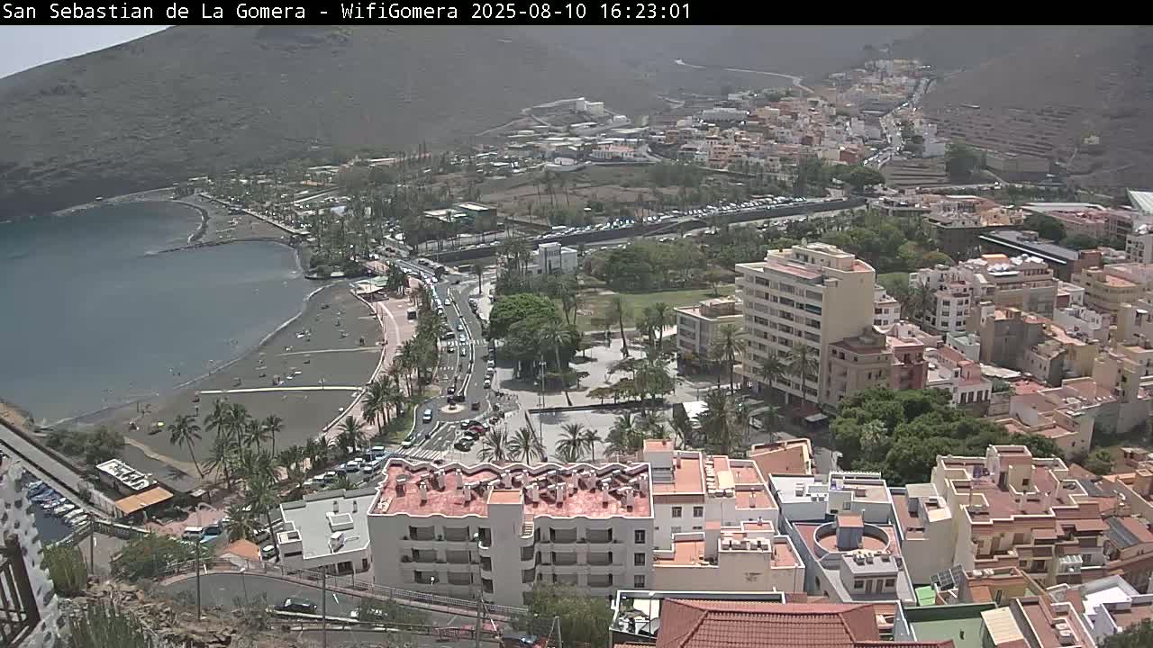 San Sebastian de La Gomera  City Live Cam - Santa Cruz de Tenerife, Canary Islands, Spain
