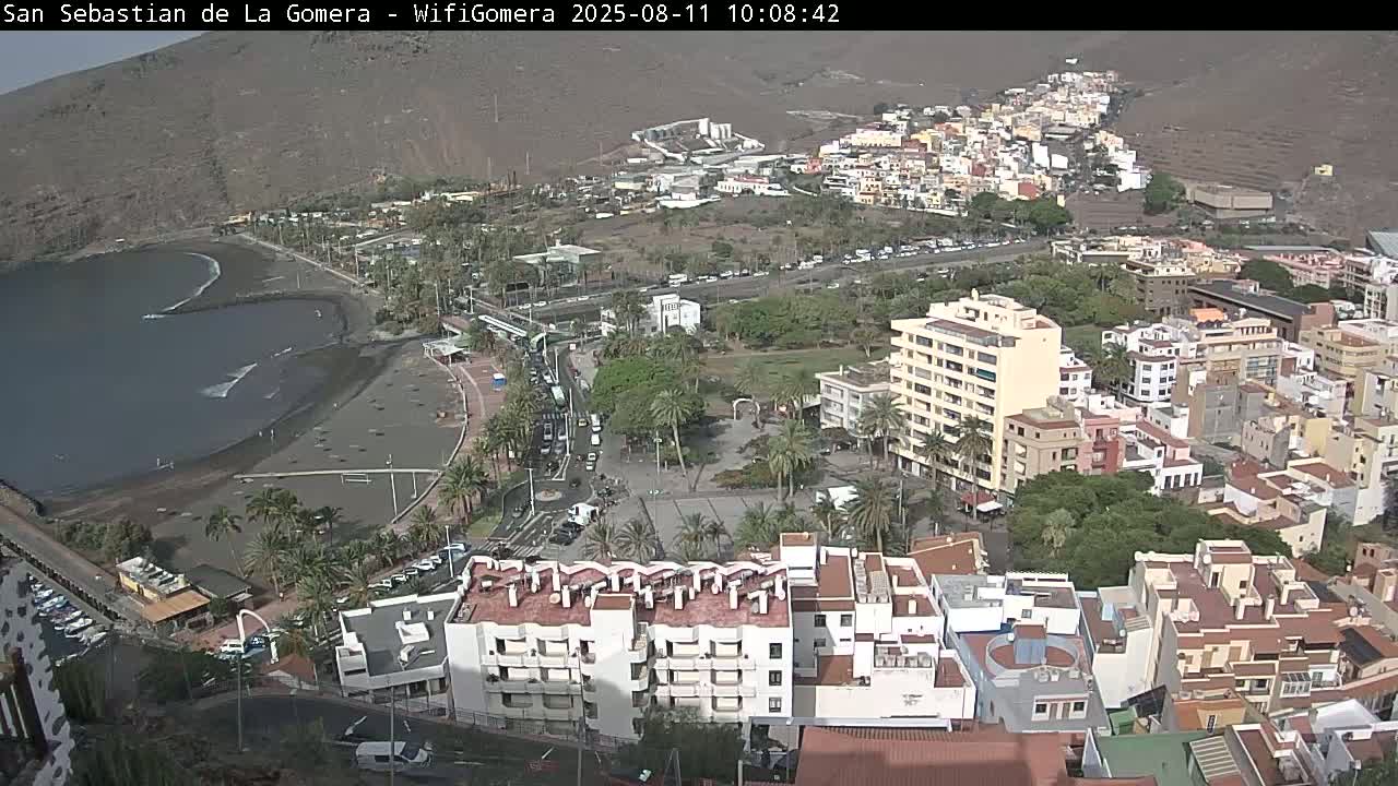 San Sebastian de La Gomera  City Live Cam - Santa Cruz de Tenerife, Canary Islands, Spain