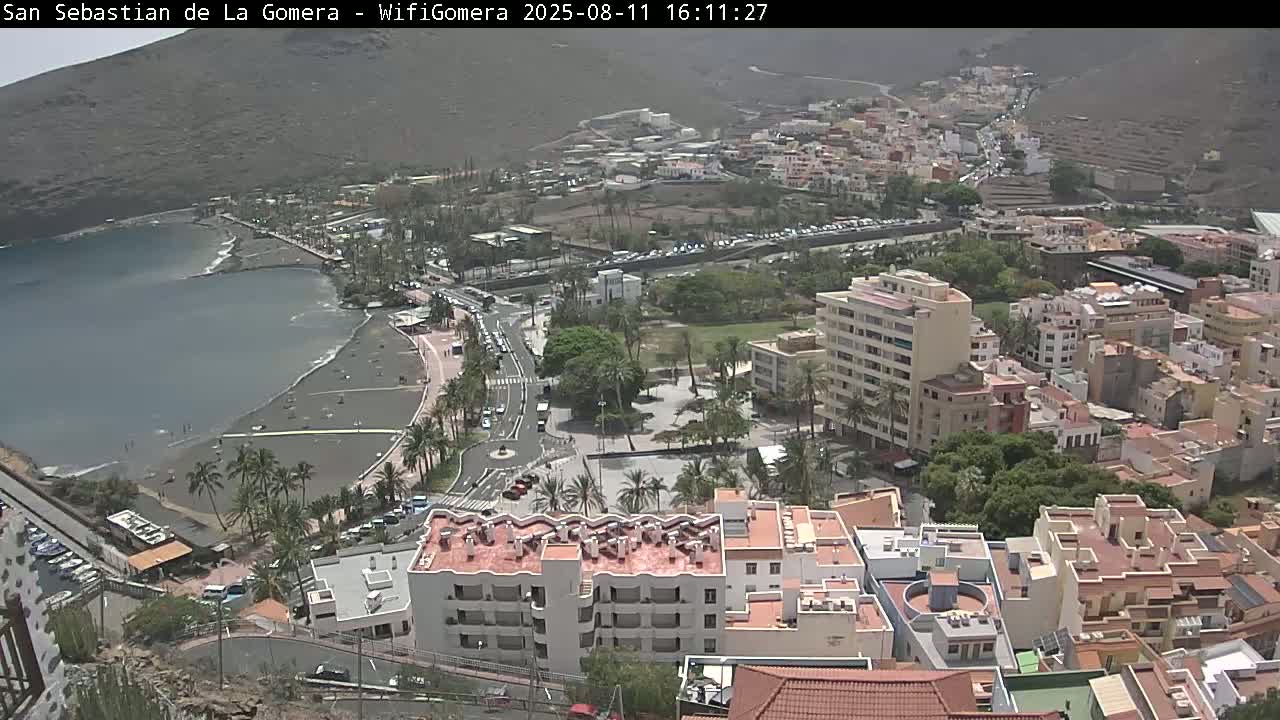 San Sebastian de La Gomera  City Live Cam - Santa Cruz de Tenerife, Canary Islands, Spain