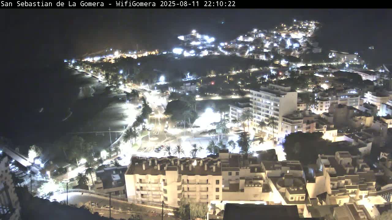 San Sebastian de La Gomera  City Live Cam - Santa Cruz de Tenerife, Canary Islands, Spain