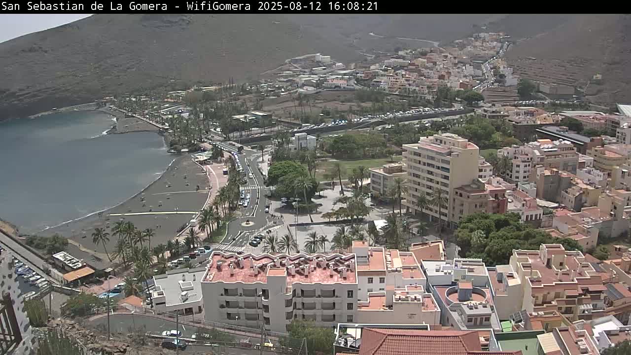 San Sebastian de La Gomera  City Live Cam - Santa Cruz de Tenerife, Canary Islands, Spain