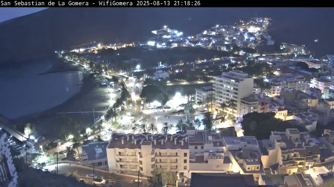 San Sebastian de La Gomera  City Live Cam - Santa Cruz de Tenerife, Canary Islands, Spain