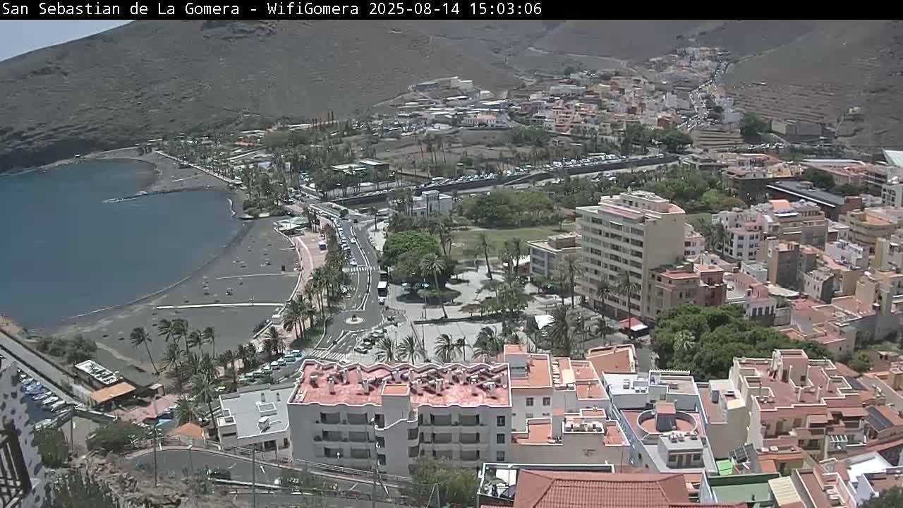 San Sebastian de La Gomera  City Live Cam - Santa Cruz de Tenerife, Canary Islands, Spain