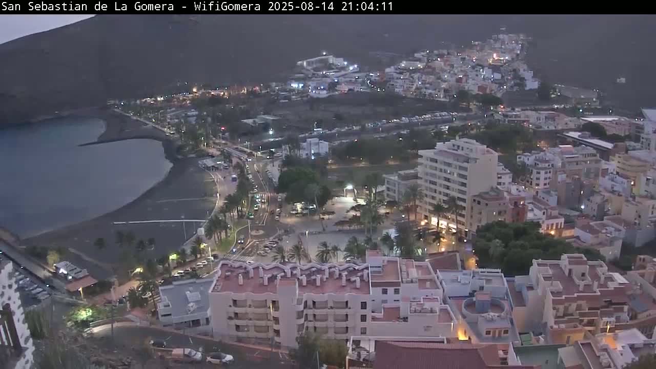 San Sebastian de La Gomera  City Live Cam - Santa Cruz de Tenerife, Canary Islands, Spain