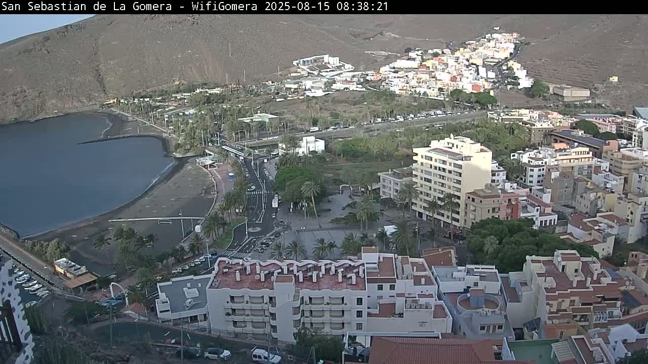 San Sebastian de La Gomera  City Live Cam - Santa Cruz de Tenerife, Canary Islands, Spain