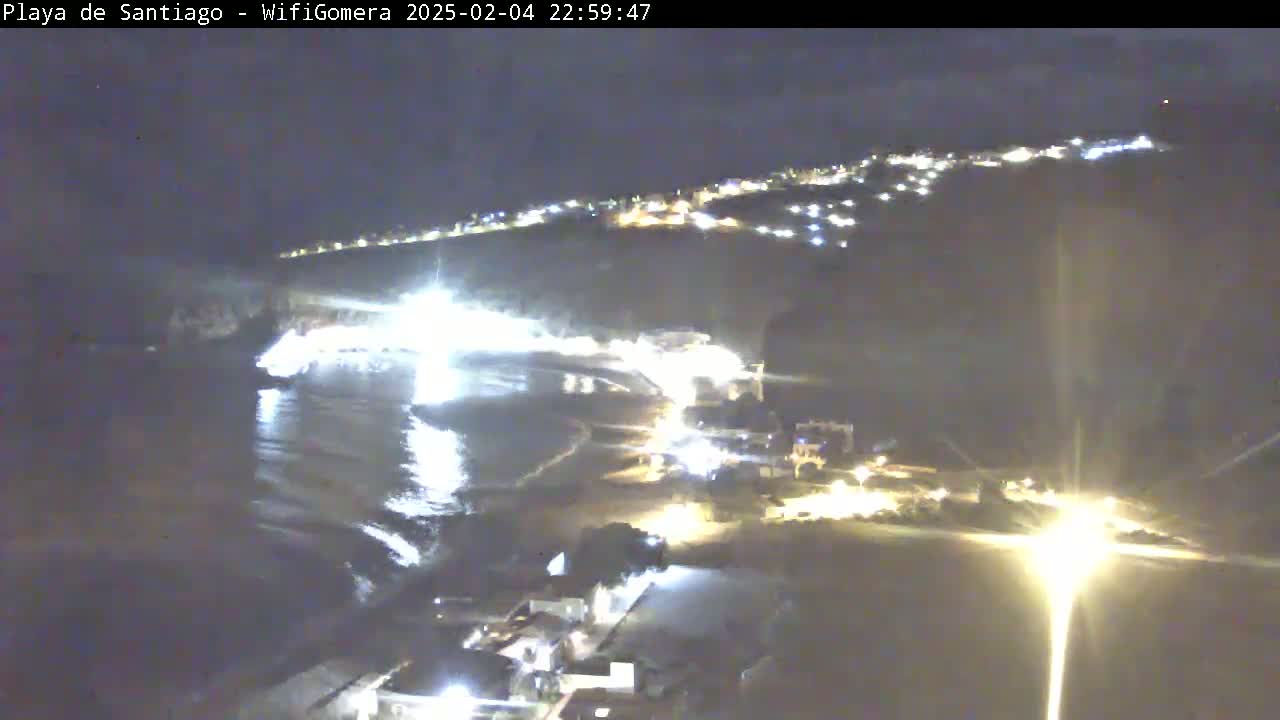 La Gomera , Playa  Santiago Live Cam - Santa Cruz de Tenerife, Canary Islands, Spain