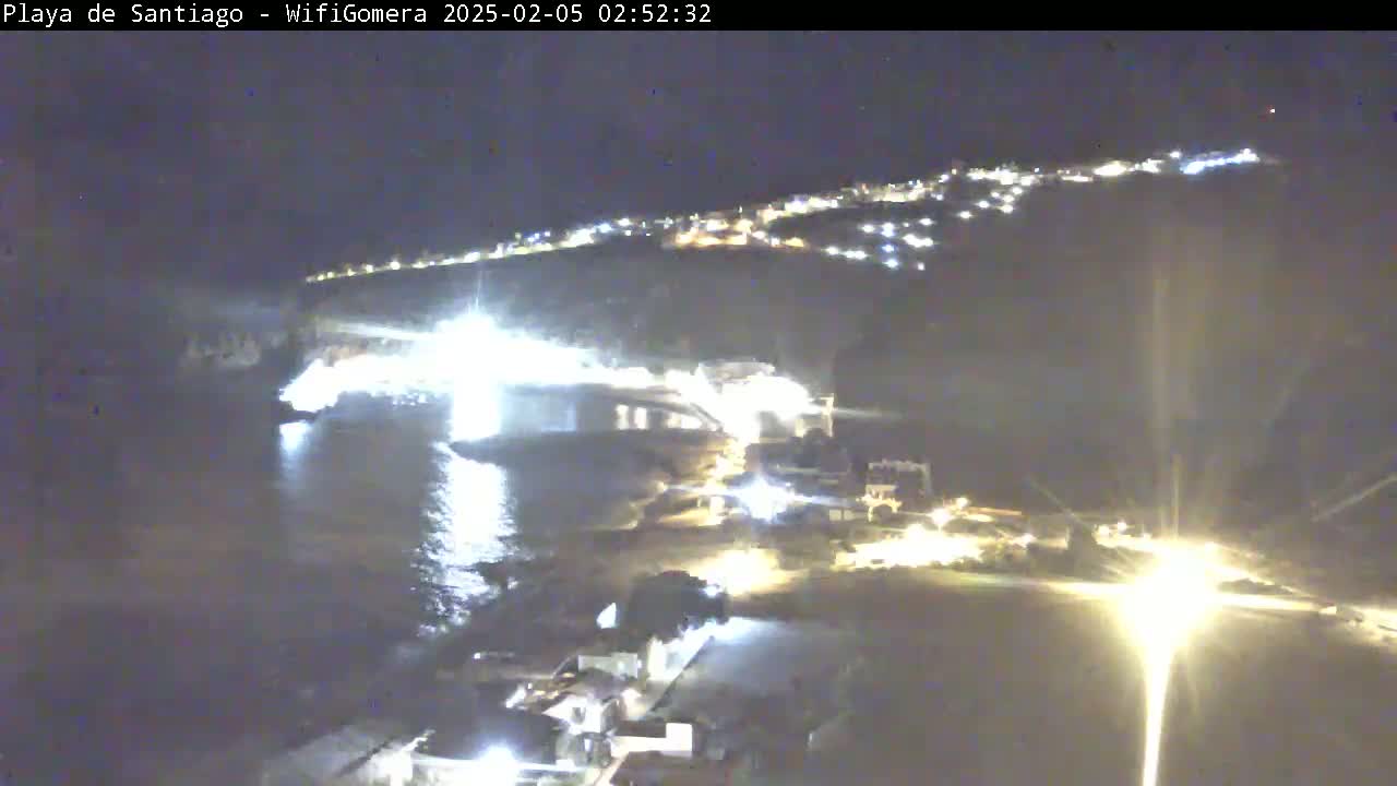 La Gomera , Playa  Santiago Live Cam - Santa Cruz de Tenerife, Canary Islands, Spain