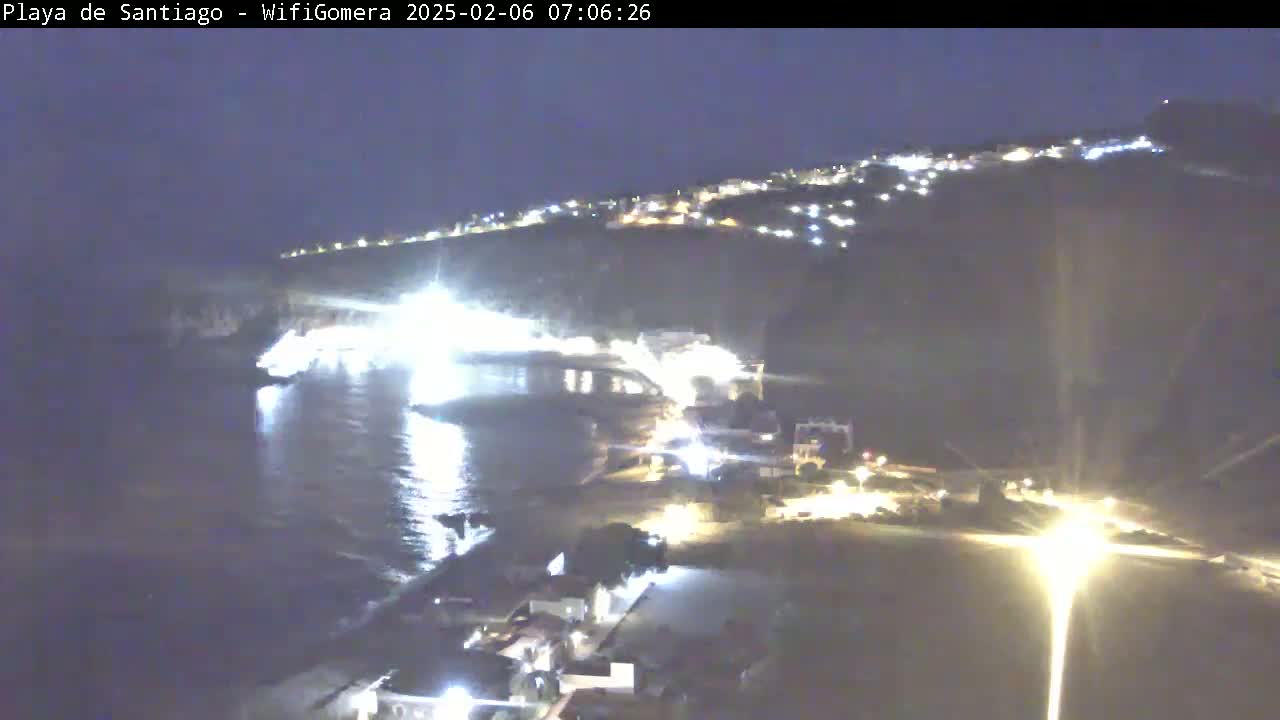 La Gomera , Playa  Santiago Live Cam - Santa Cruz de Tenerife, Canary Islands, Spain
