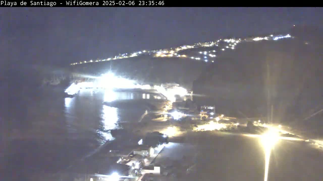 La Gomera , Playa  Santiago Live Cam - Santa Cruz de Tenerife, Canary Islands, Spain