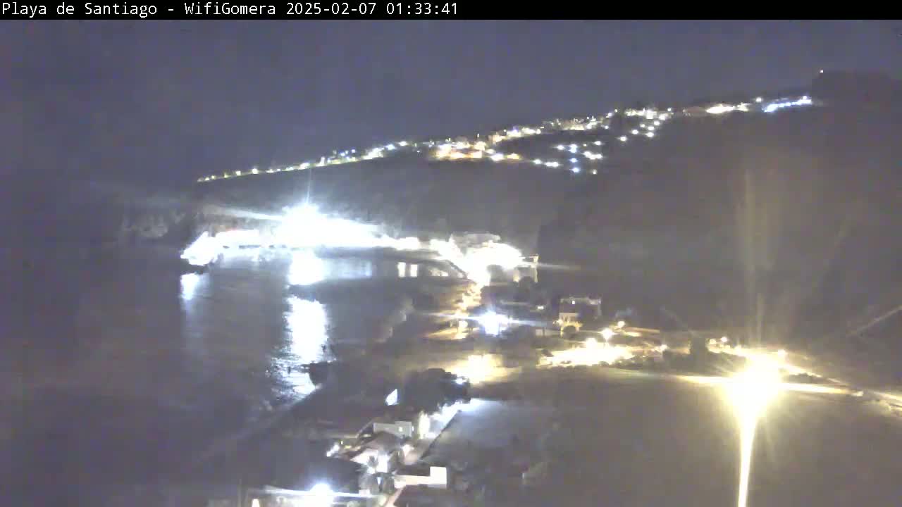 La Gomera , Playa  Santiago Live Cam - Santa Cruz de Tenerife, Canary Islands, Spain