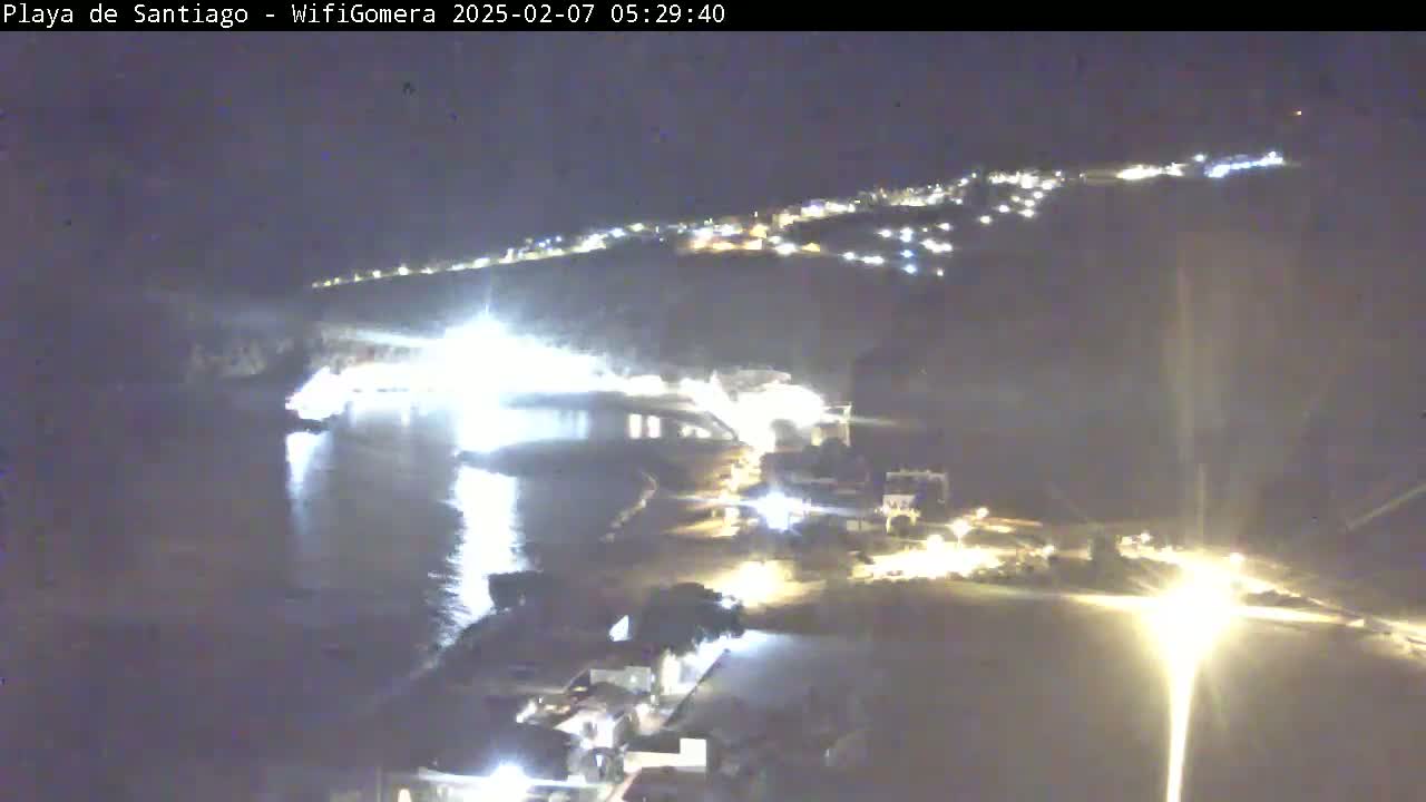 La Gomera , Playa  Santiago Live Cam - Santa Cruz de Tenerife, Canary Islands, Spain