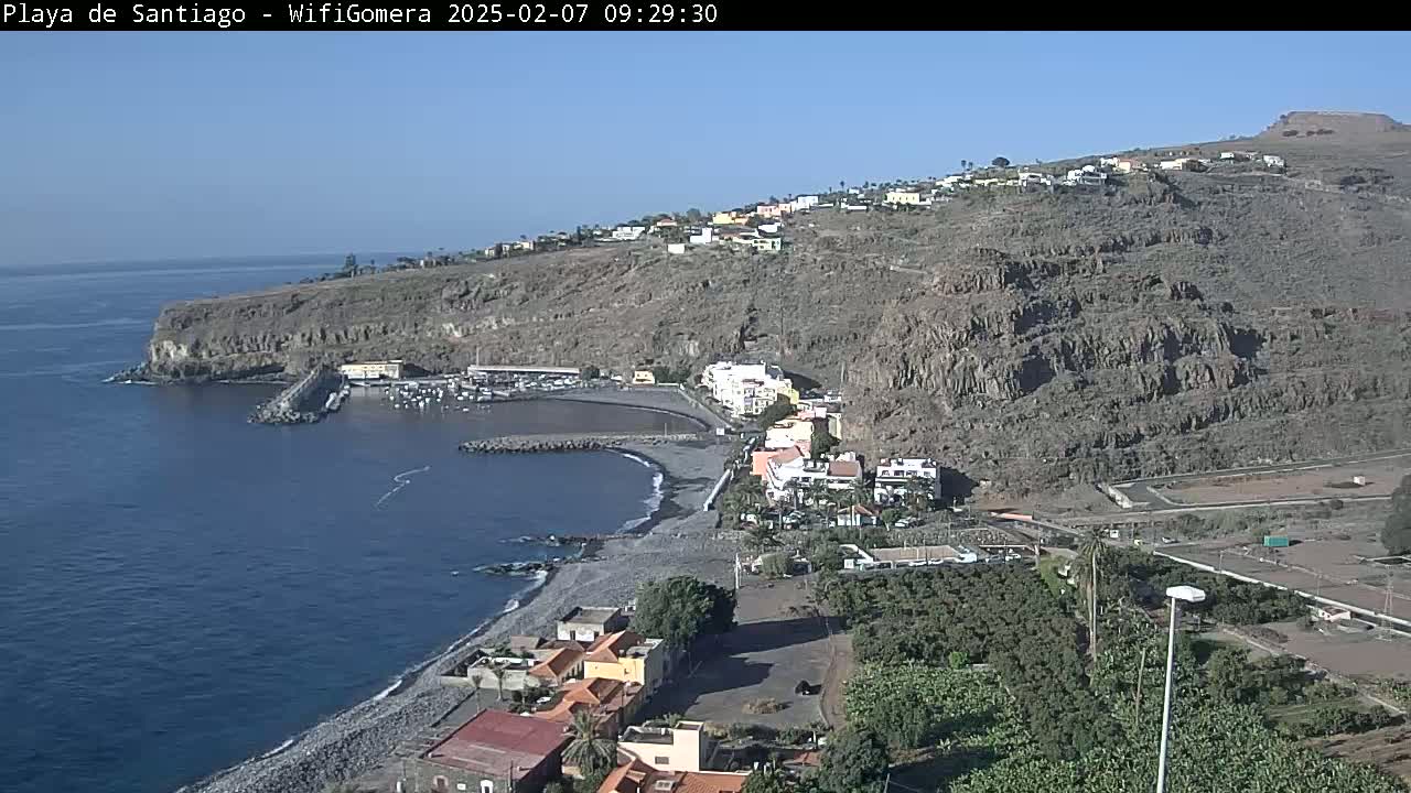 La Gomera , Playa  Santiago Live Cam - Santa Cruz de Tenerife, Canary Islands, Spain