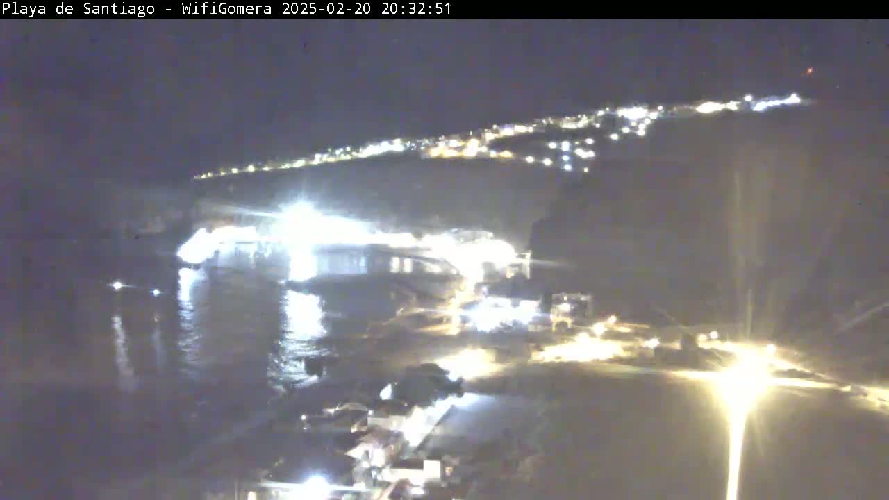 La Gomera , Playa  Santiago Live Cam - Santa Cruz de Tenerife, Canary Islands, Spain