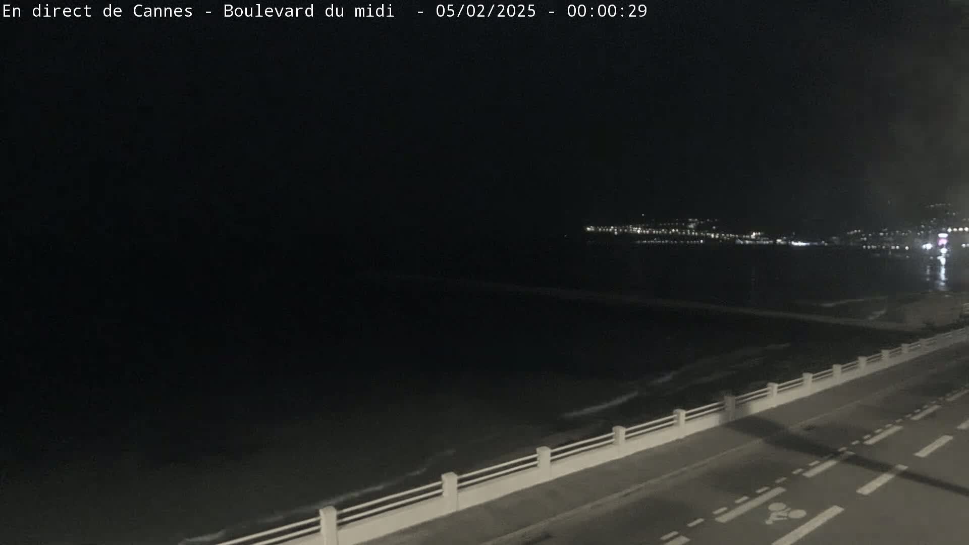 Cannes, Boulevard du Midi Louise Moreau Live Cam - Alpes Maritimes, Provence-Alpes-Côte d'Azur, France