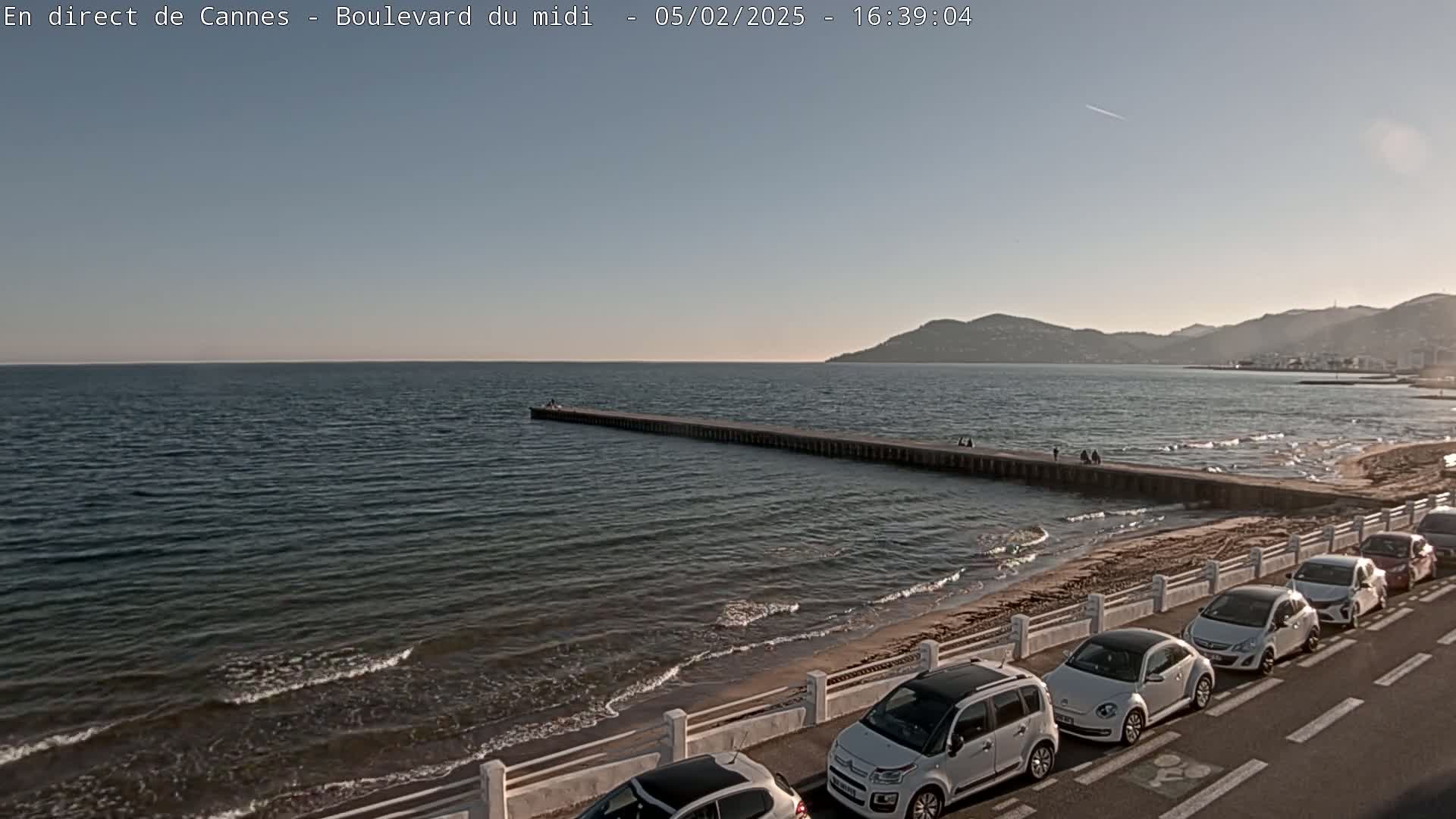 Cannes, Boulevard du Midi Louise Moreau Live Cam - Alpes Maritimes, Provence-Alpes-Côte d'Azur, France