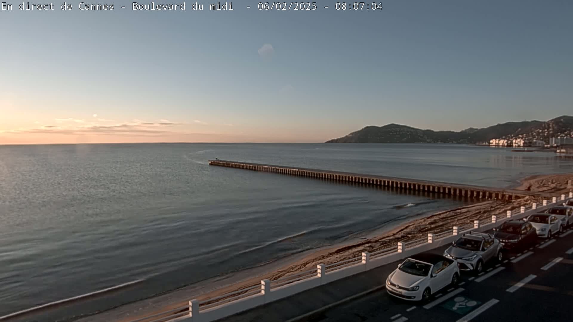 Cannes, Boulevard du Midi Louise Moreau Live Cam - Alpes Maritimes, Provence-Alpes-Côte d'Azur, France