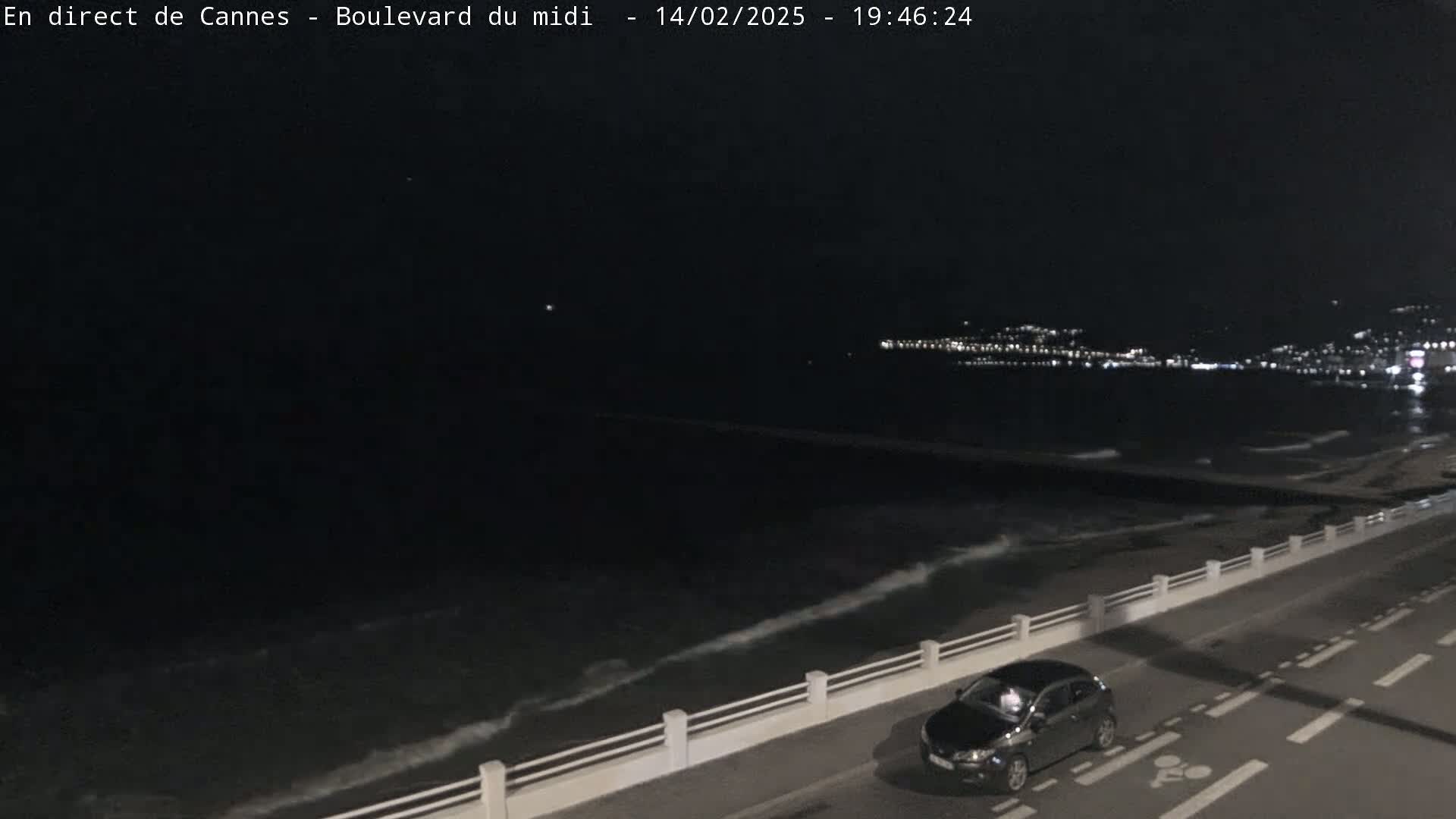 Cannes, Boulevard du Midi Louise Moreau Live Cam - Alpes Maritimes, Provence-Alpes-Côte d'Azur, France