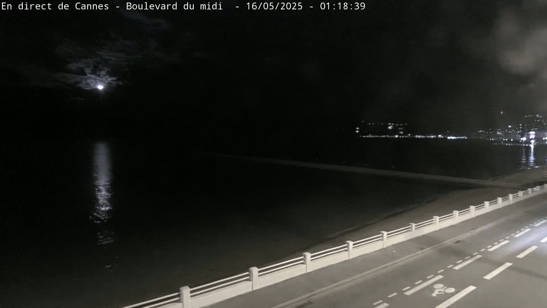 Cannes, Boulevard du Midi Louise Moreau Live Cam - Alpes Maritimes, Provence-Alpes-Côte d'Azur, France