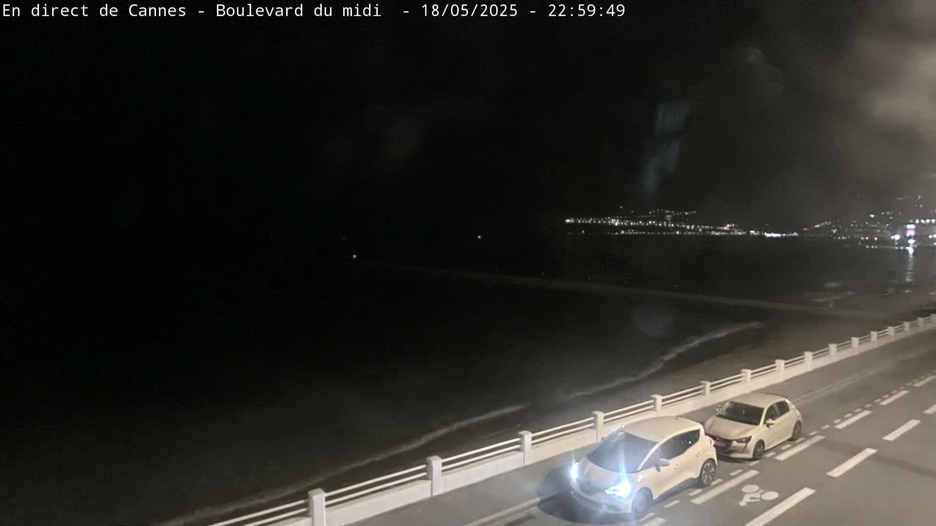 Cannes, Boulevard du Midi Louise Moreau Live Cam - Alpes Maritimes, Provence-Alpes-Côte d'Azur, France