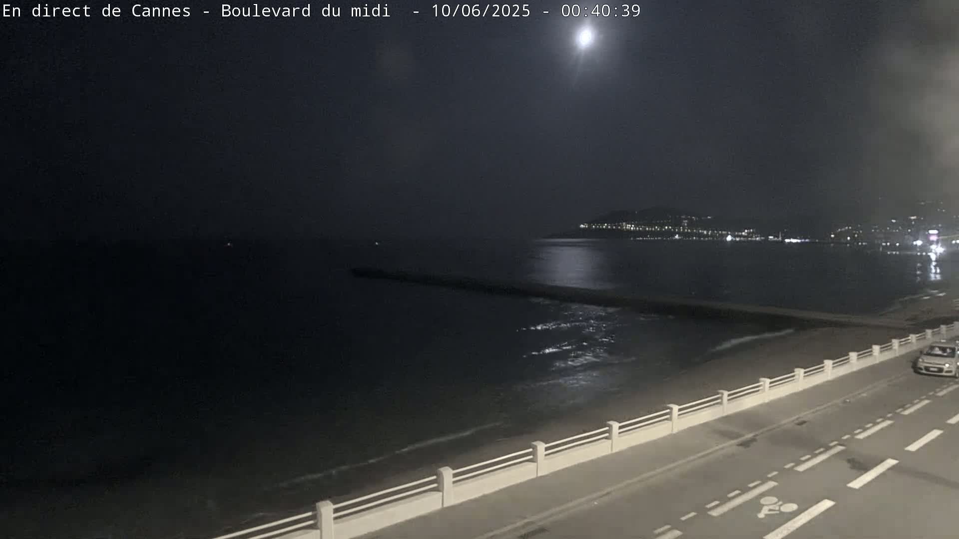 Cannes, Boulevard du Midi Louise Moreau Live Cam - Alpes Maritimes, Provence-Alpes-Côte d'Azur, France