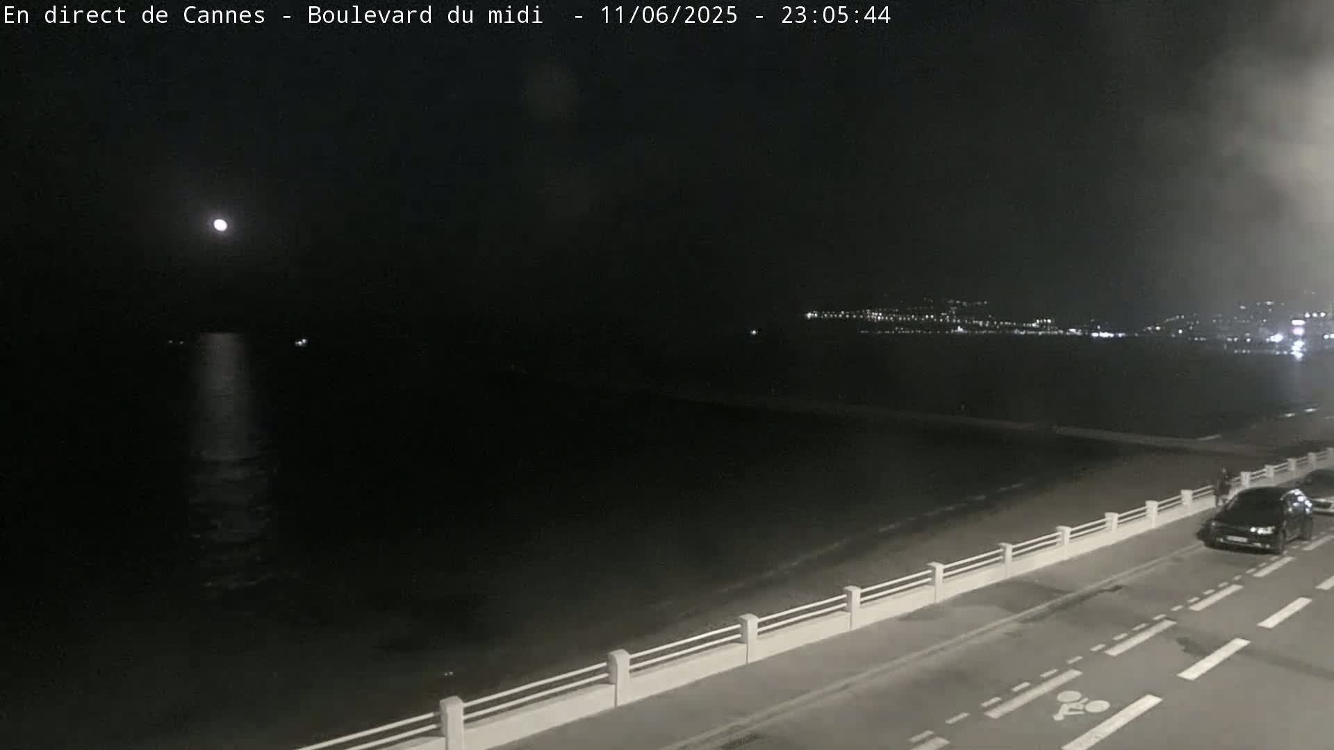 Cannes, Boulevard du Midi Louise Moreau Live Cam - Alpes Maritimes, Provence-Alpes-Côte d'Azur, France