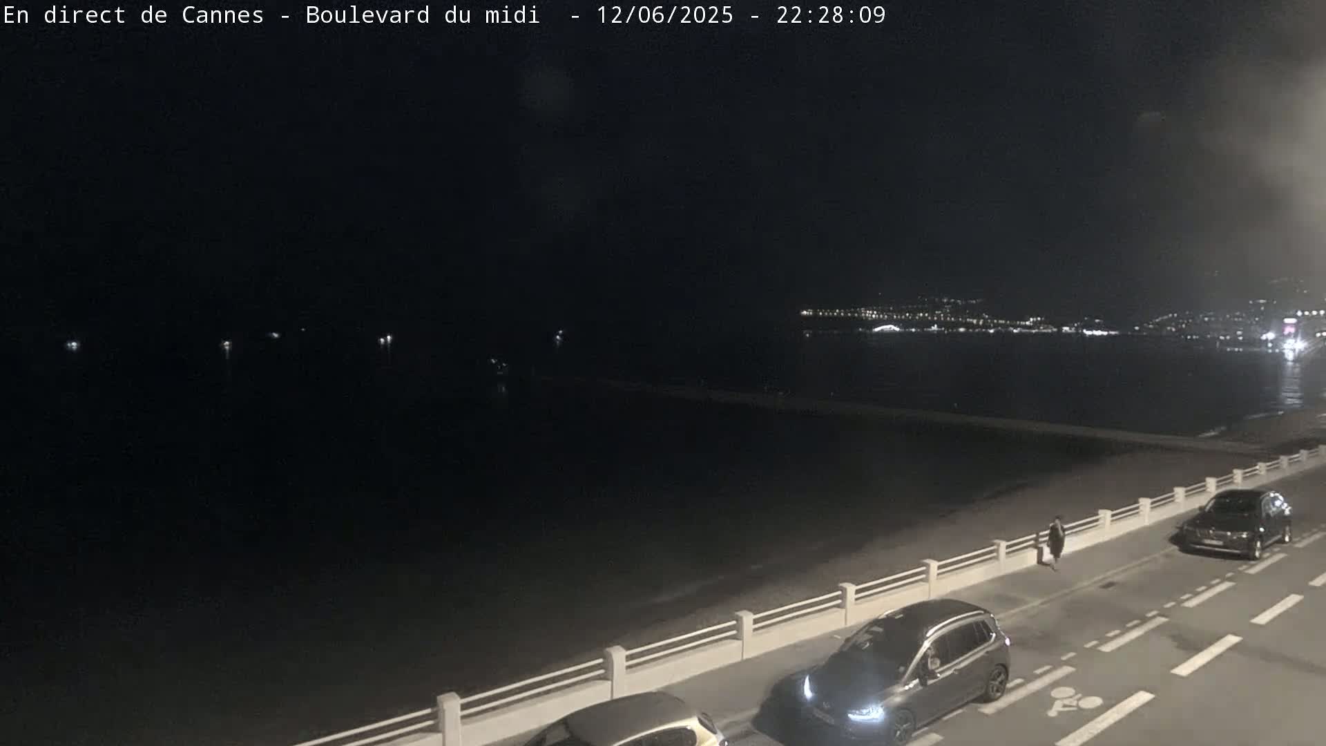 Cannes, Boulevard du Midi Louise Moreau Live Cam - Alpes Maritimes, Provence-Alpes-Côte d'Azur, France