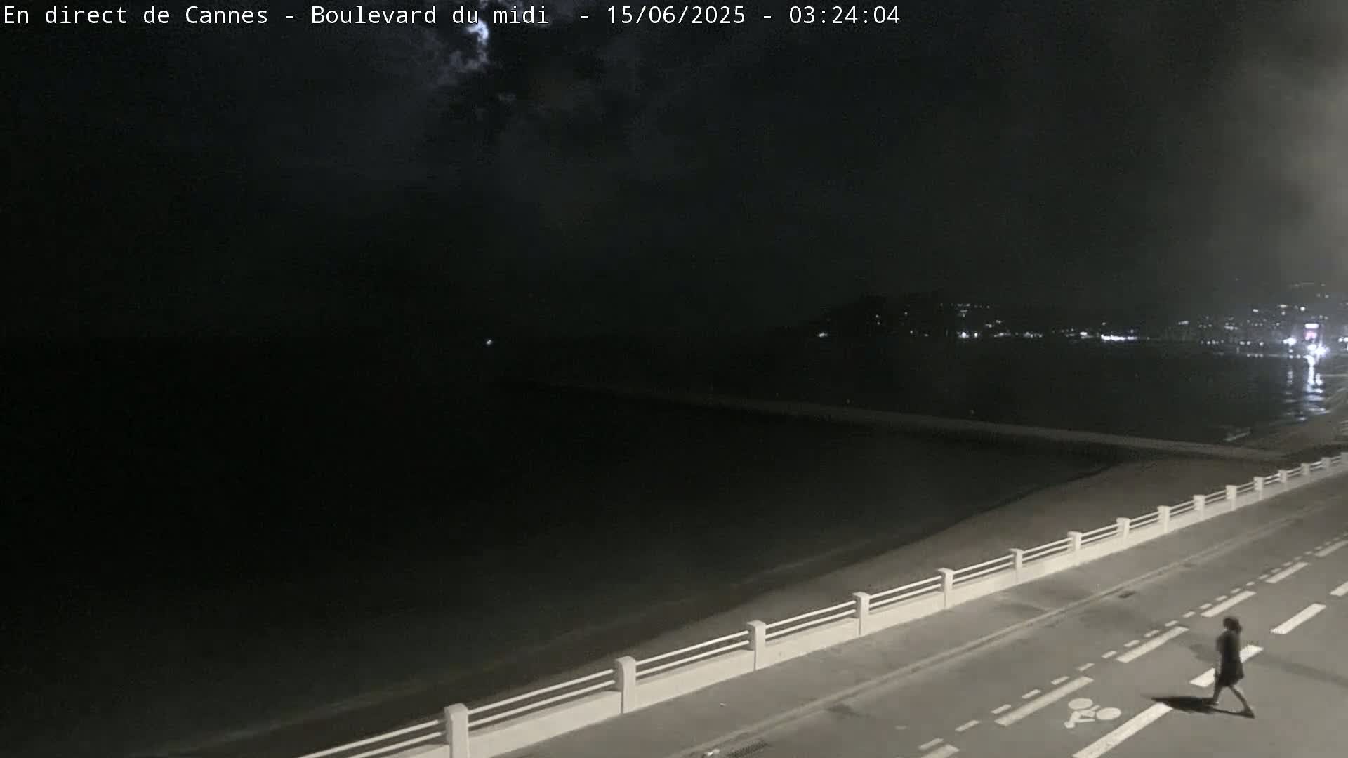 Cannes, Boulevard du Midi Louise Moreau Live Cam - Alpes Maritimes, Provence-Alpes-Côte d'Azur, France