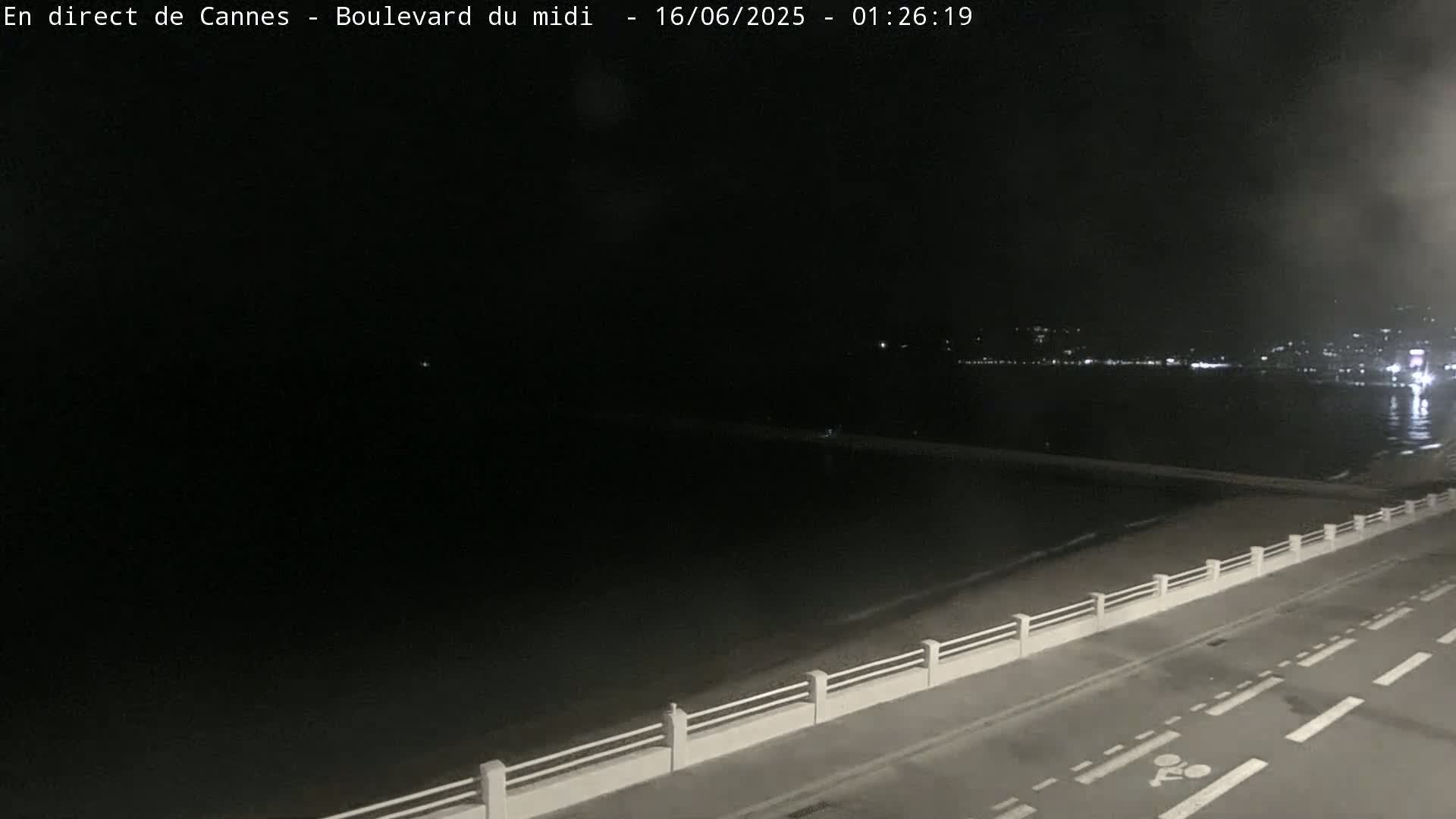 Cannes, Boulevard du Midi Louise Moreau Live Cam - Alpes Maritimes, Provence-Alpes-Côte d'Azur, France