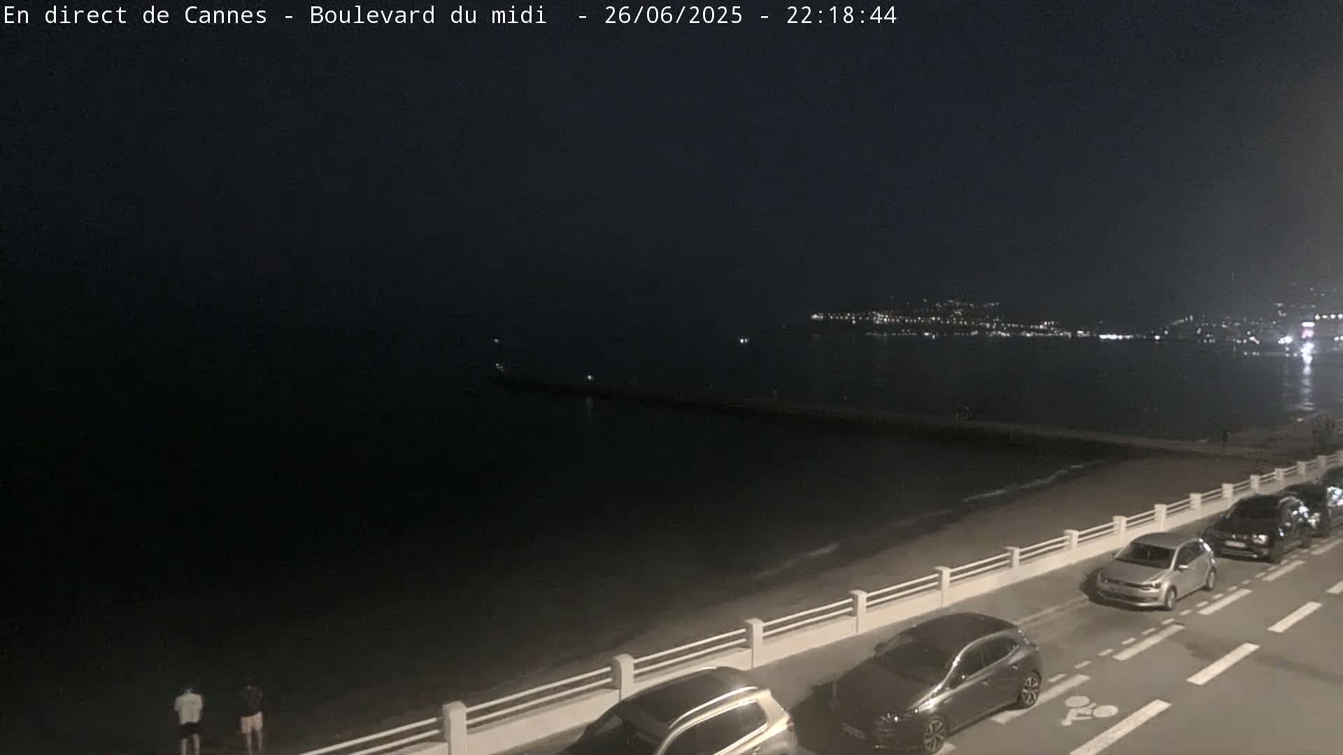 Cannes, Boulevard du Midi Louise Moreau Live Cam - Alpes Maritimes, Provence-Alpes-Côte d'Azur, France