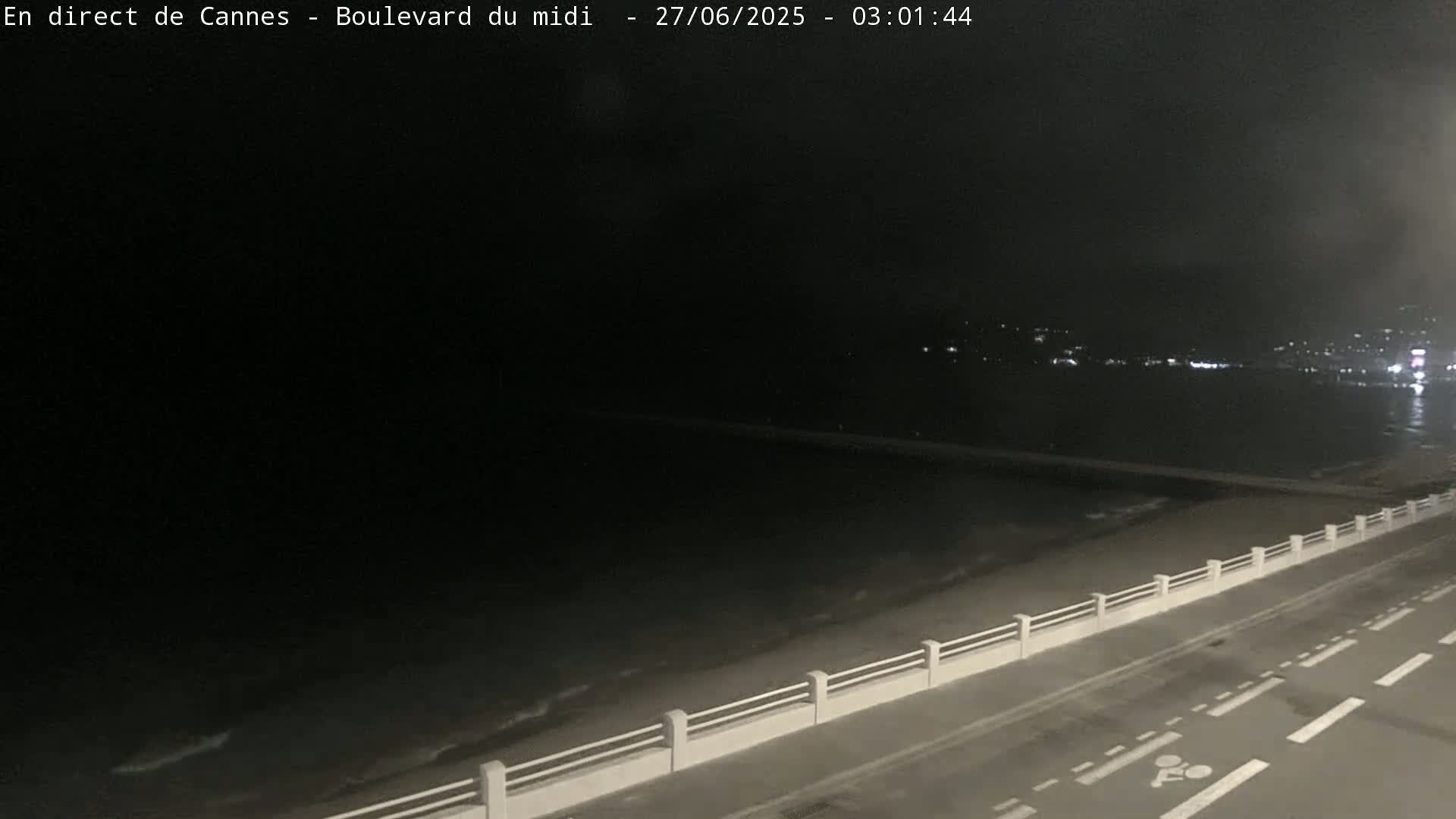 Cannes, Boulevard du Midi Louise Moreau Live Cam - Alpes Maritimes, Provence-Alpes-Côte d'Azur, France