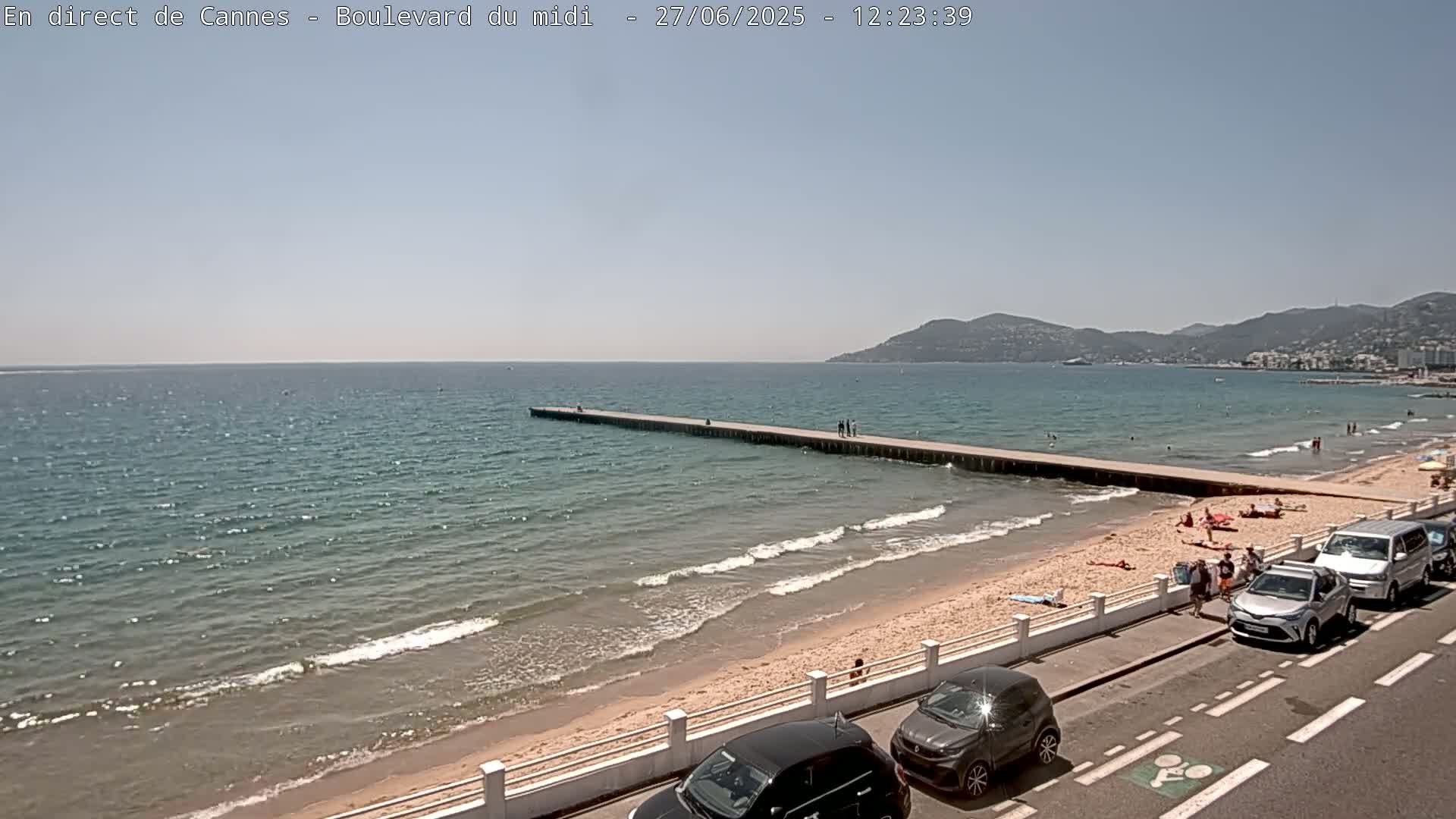 Cannes, Boulevard du Midi Louise Moreau Live Cam - Alpes Maritimes, Provence-Alpes-Côte d'Azur, France