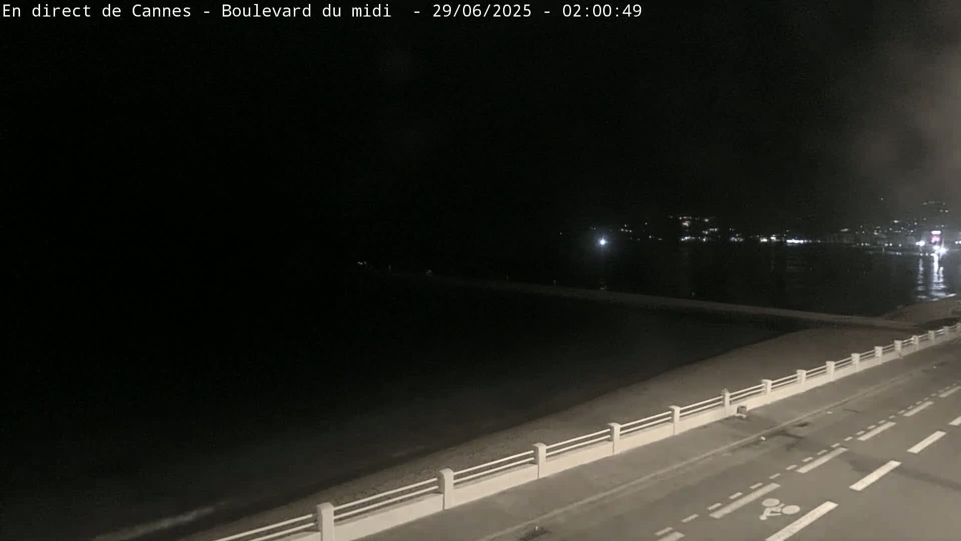 Cannes, Boulevard du Midi Louise Moreau Live Cam - Alpes Maritimes, Provence-Alpes-Côte d'Azur, France