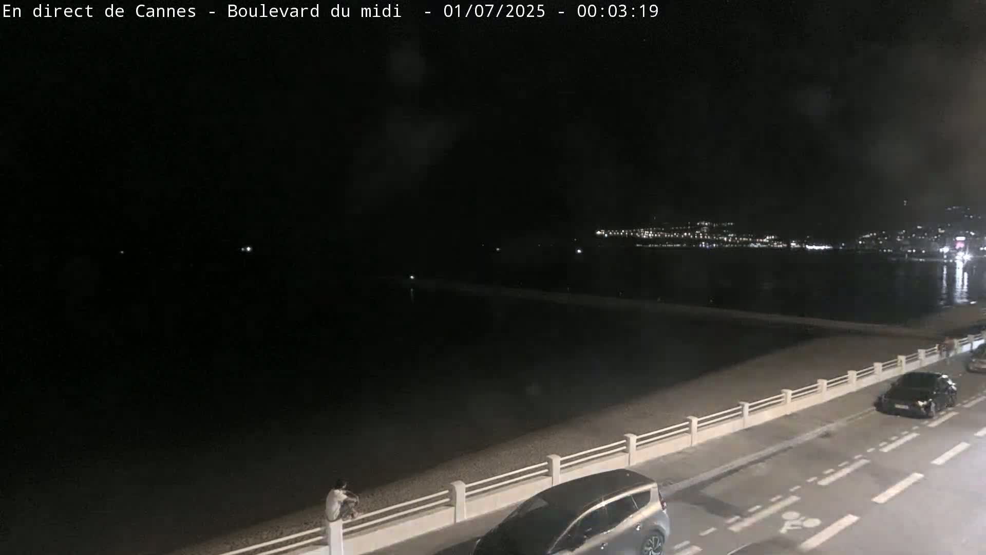 Cannes, Boulevard du Midi Louise Moreau Live Cam - Alpes Maritimes, Provence-Alpes-Côte d'Azur, France