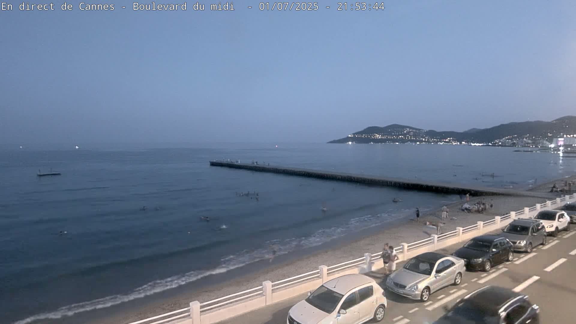 Cannes, Boulevard du Midi Louise Moreau Live Cam - Alpes Maritimes, Provence-Alpes-Côte d'Azur, France