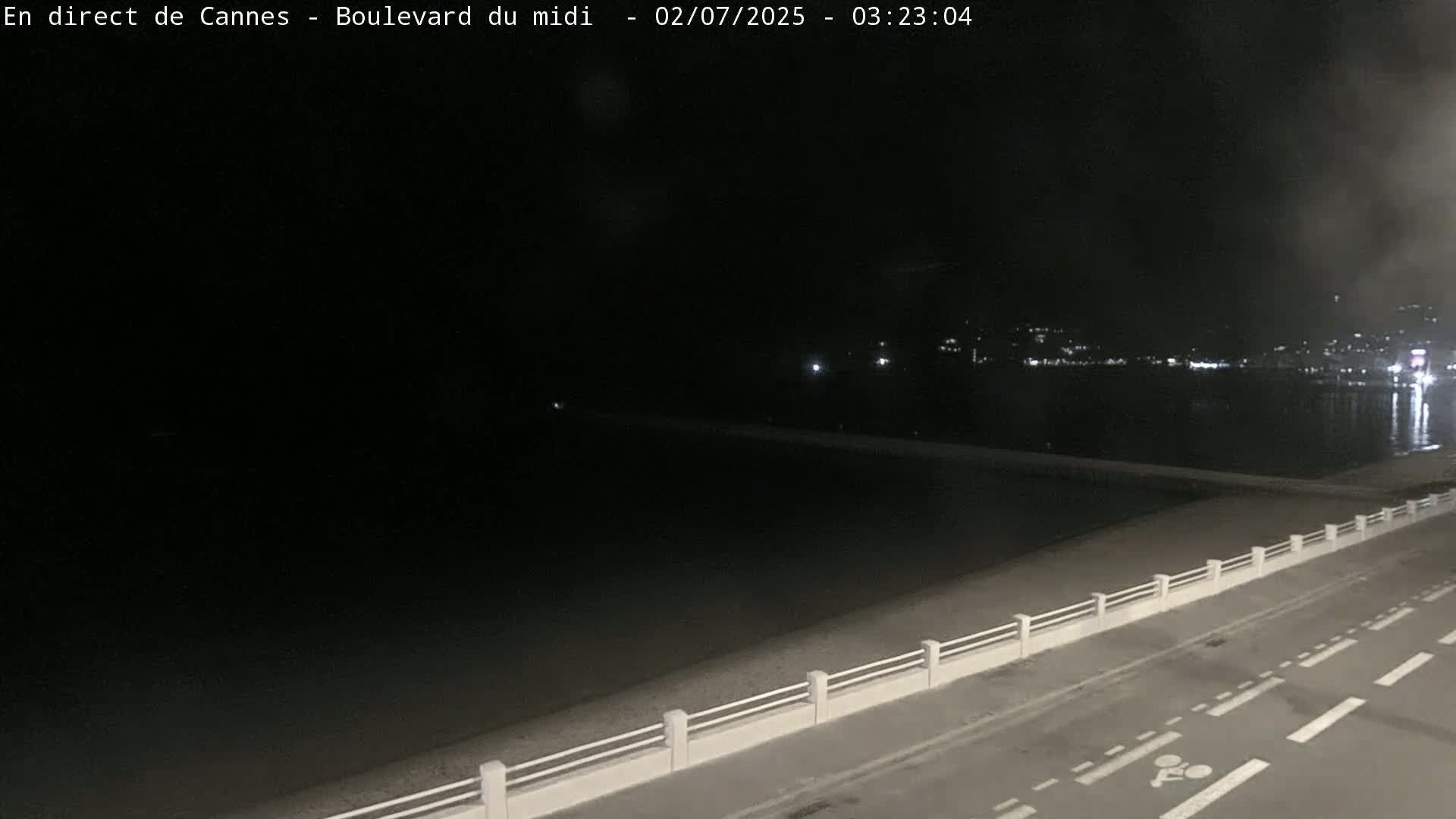Cannes, Boulevard du Midi Louise Moreau Live Cam - Alpes Maritimes, Provence-Alpes-Côte d'Azur, France