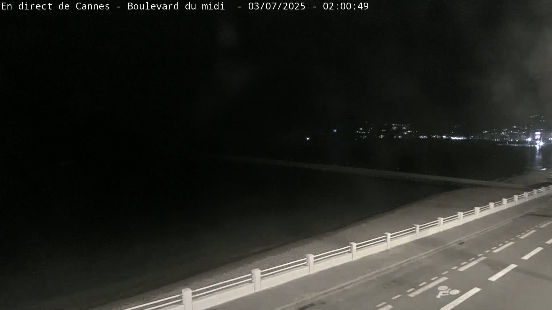 Cannes, Boulevard du Midi Louise Moreau Live Cam - Alpes Maritimes, Provence-Alpes-Côte d'Azur, France