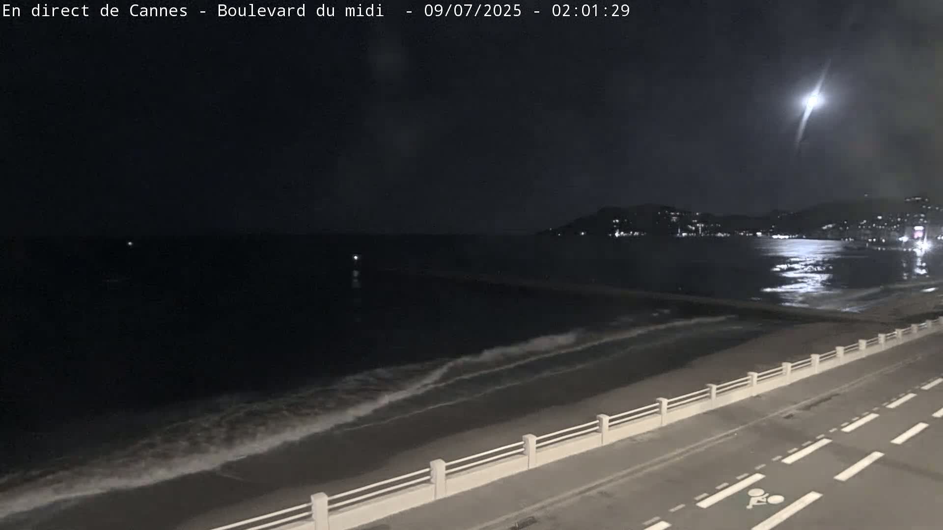 Cannes, Boulevard du Midi Louise Moreau Live Cam - Alpes Maritimes, Provence-Alpes-Côte d'Azur, France