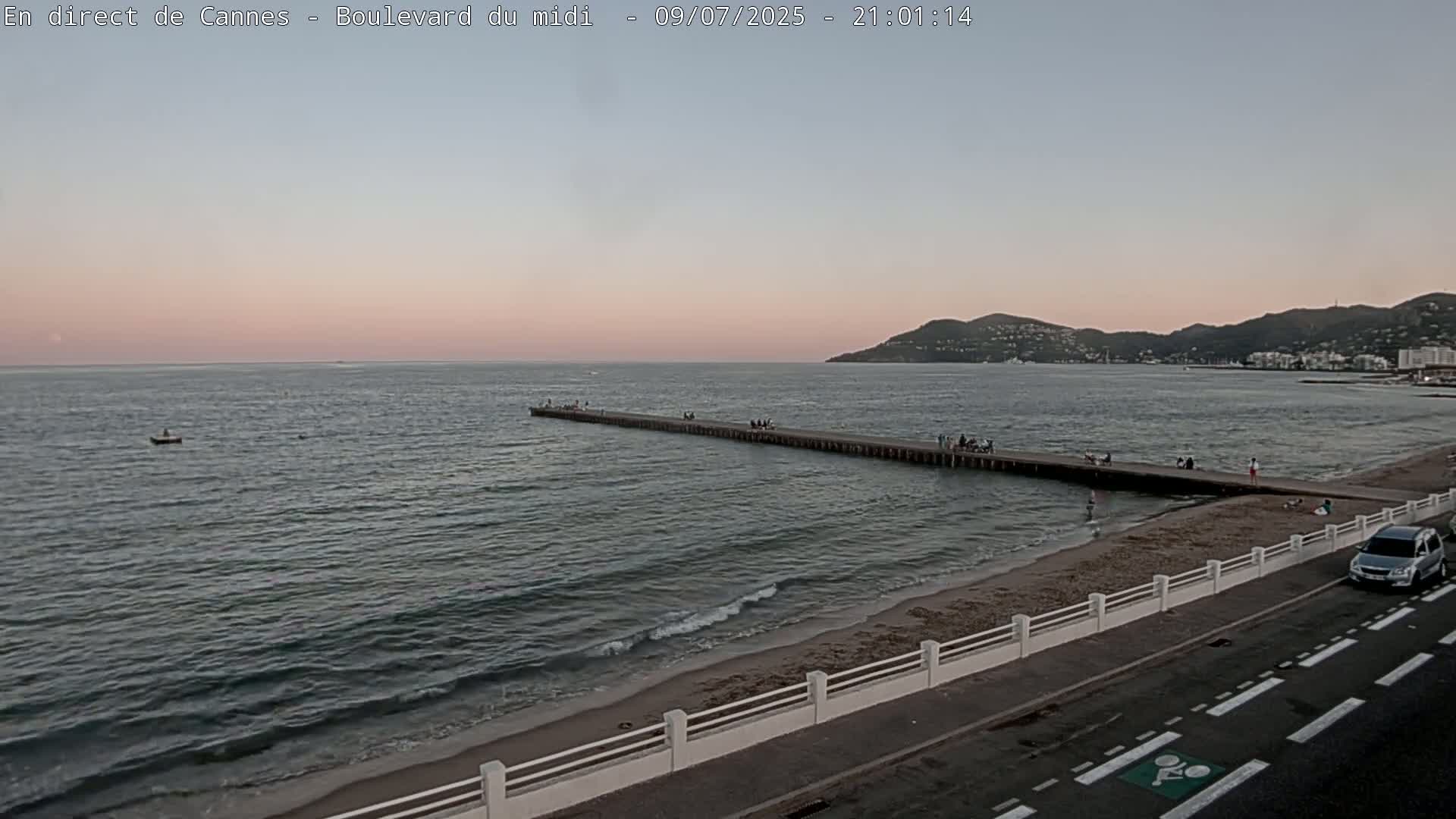 Cannes, Boulevard du Midi Louise Moreau Live Cam - Alpes Maritimes, Provence-Alpes-Côte d'Azur, France