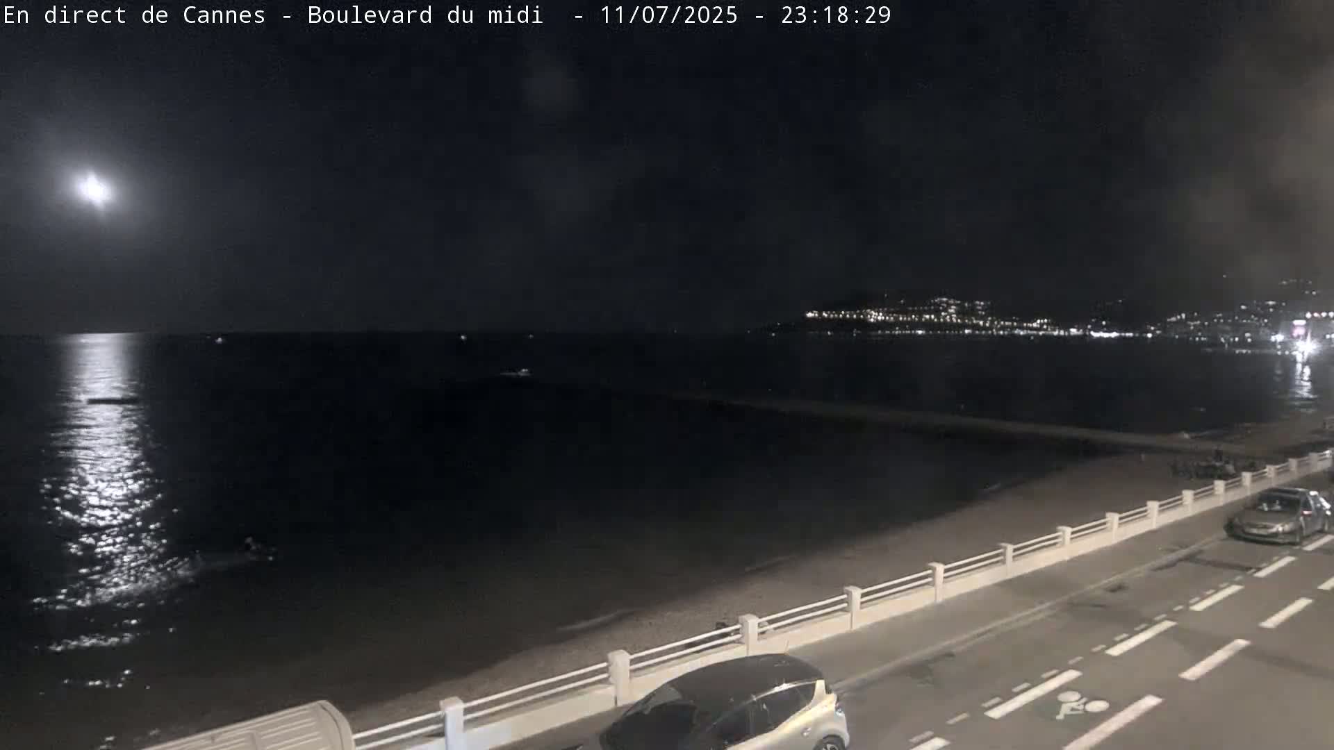 Cannes, Boulevard du Midi Louise Moreau Live Cam - Alpes Maritimes, Provence-Alpes-Côte d'Azur, France