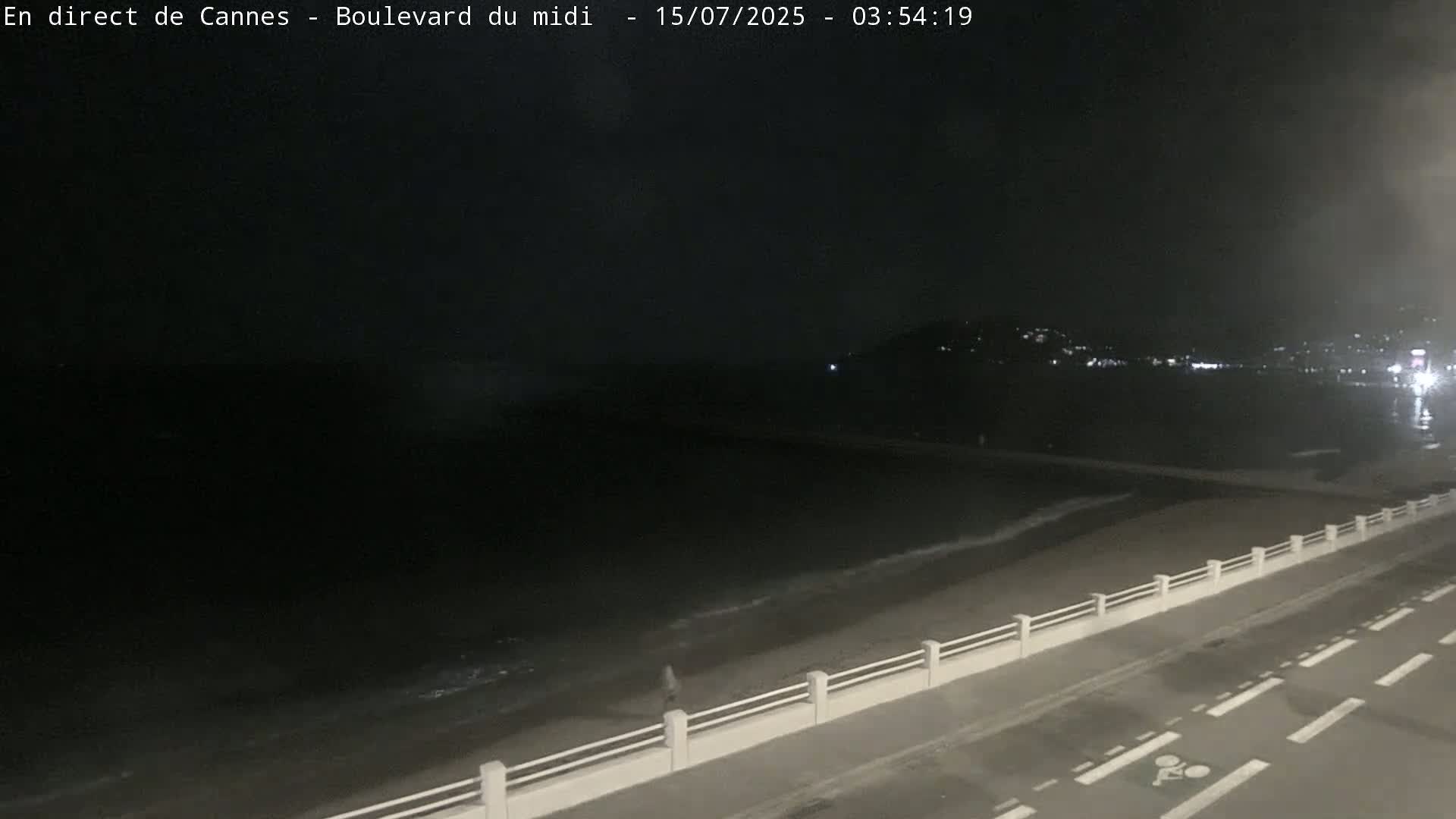 Cannes, Boulevard du Midi Louise Moreau Live Cam - Alpes Maritimes, Provence-Alpes-Côte d'Azur, France