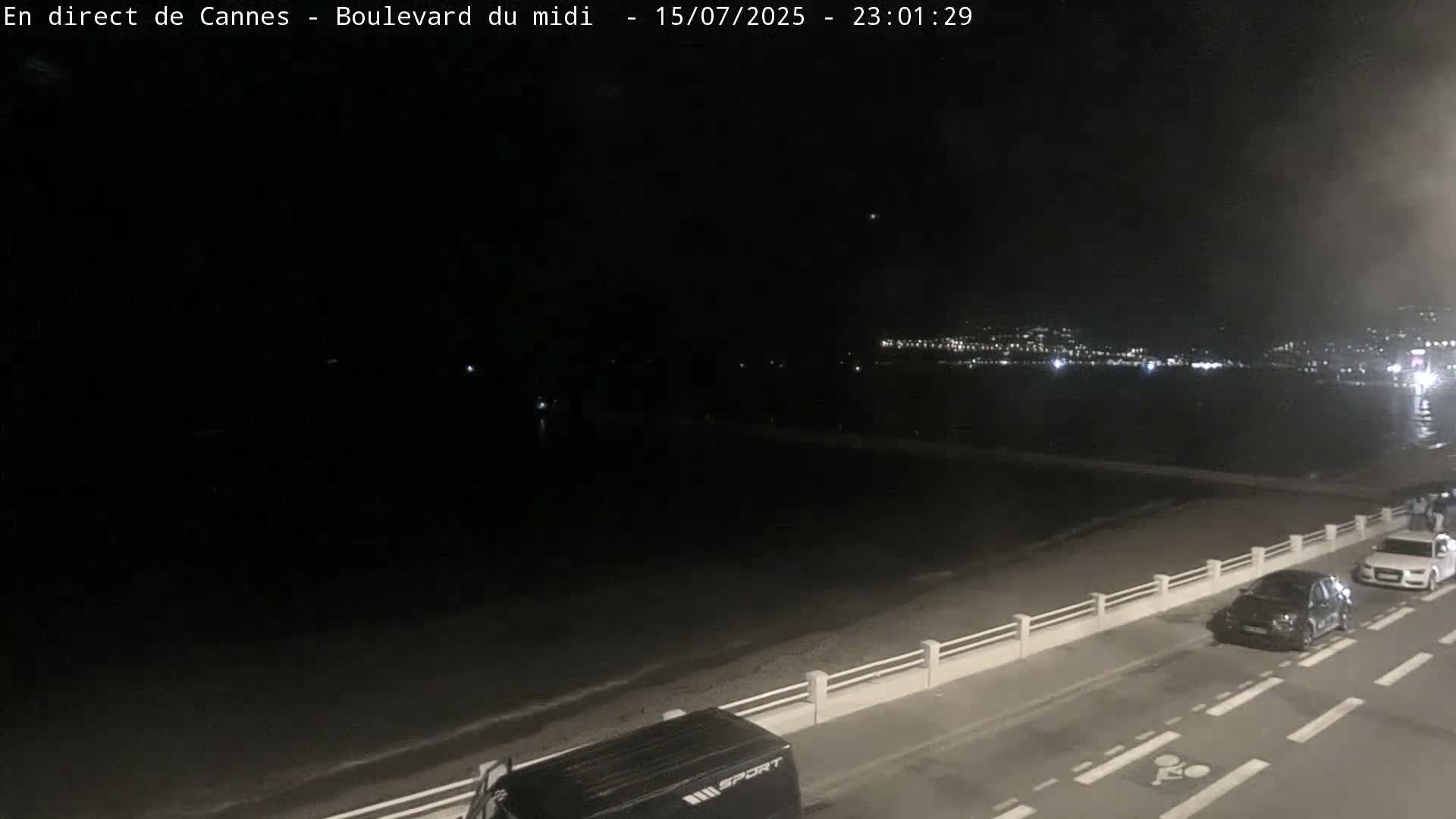 Cannes, Boulevard du Midi Louise Moreau Live Cam - Alpes Maritimes, Provence-Alpes-Côte d'Azur, France