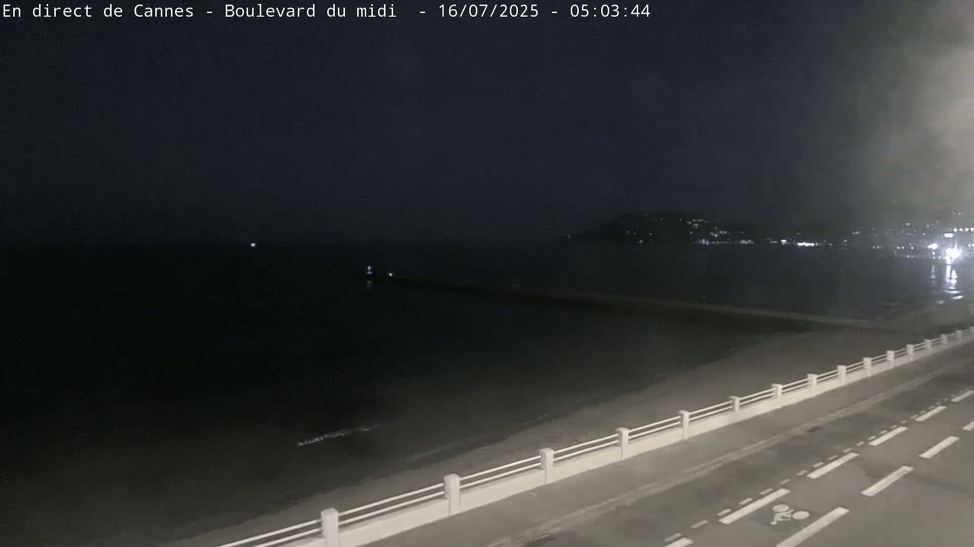 Cannes, Boulevard du Midi Louise Moreau Live Cam - Alpes Maritimes, Provence-Alpes-Côte d'Azur, France