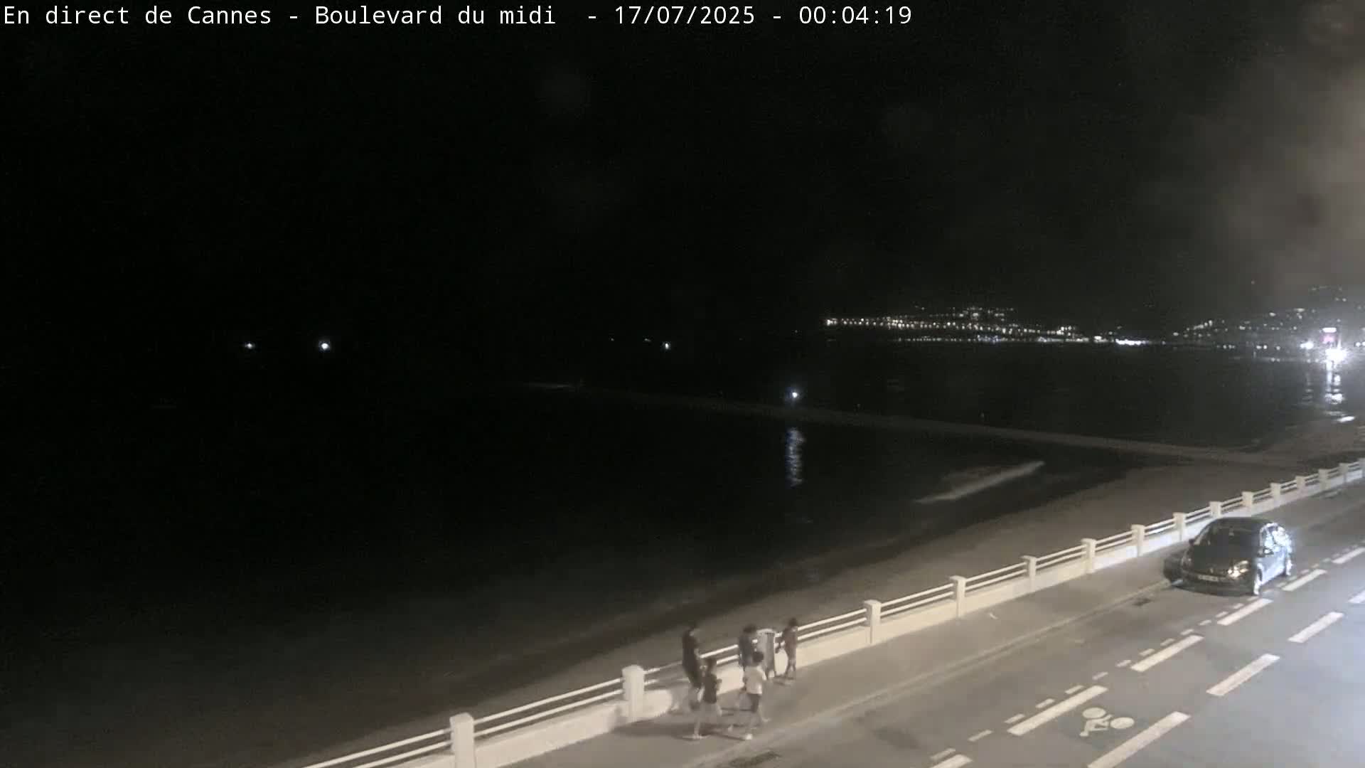 Cannes, Boulevard du Midi Louise Moreau Live Cam - Alpes Maritimes, Provence-Alpes-Côte d'Azur, France
