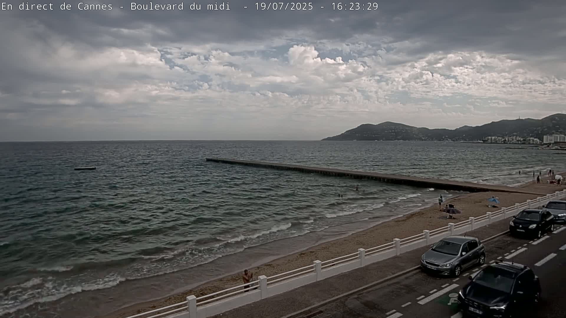 Cannes, Boulevard du Midi Louise Moreau Live Cam - Alpes Maritimes, Provence-Alpes-Côte d'Azur, France