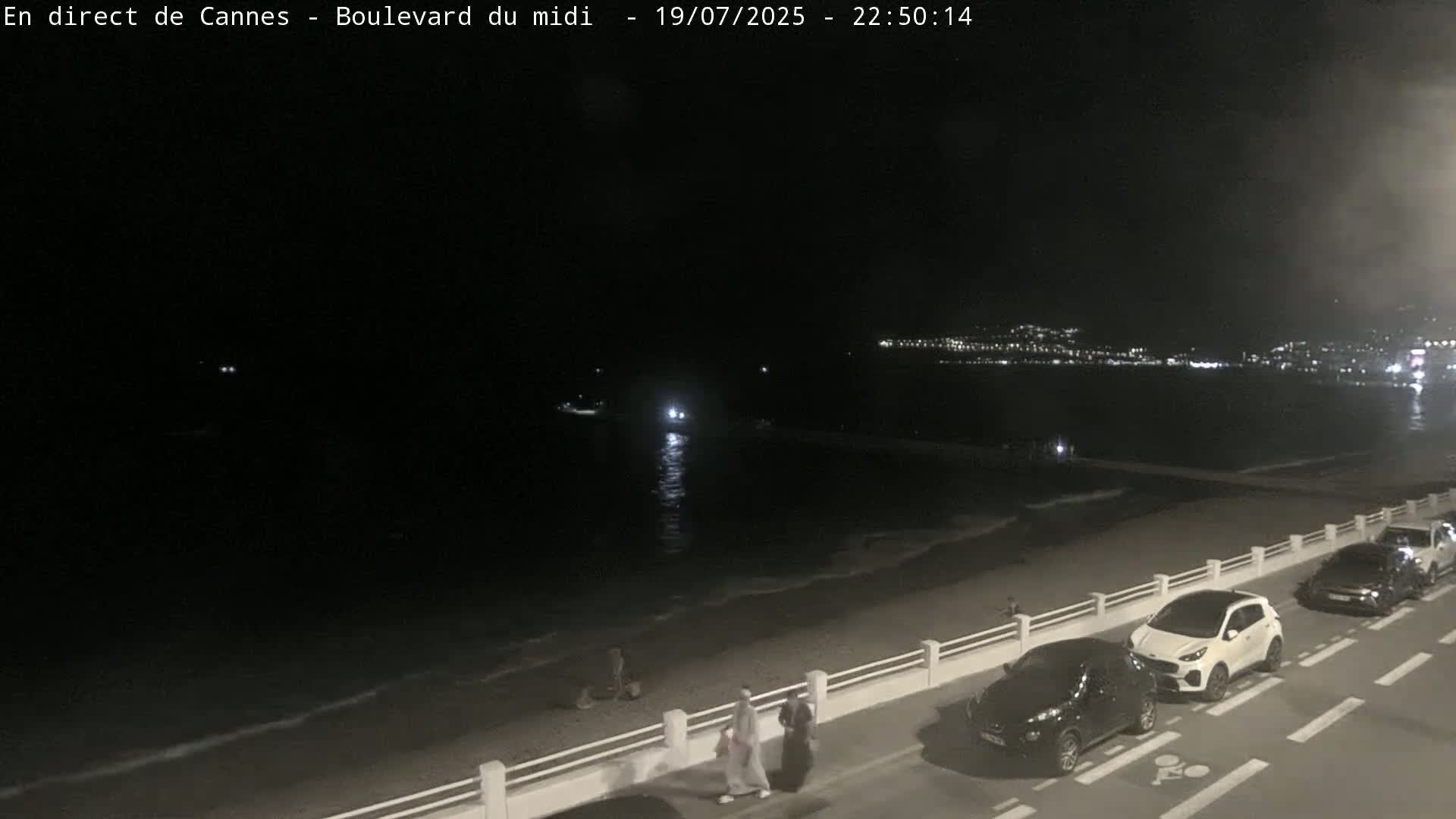Cannes, Boulevard du Midi Louise Moreau Live Cam - Alpes Maritimes, Provence-Alpes-Côte d'Azur, France