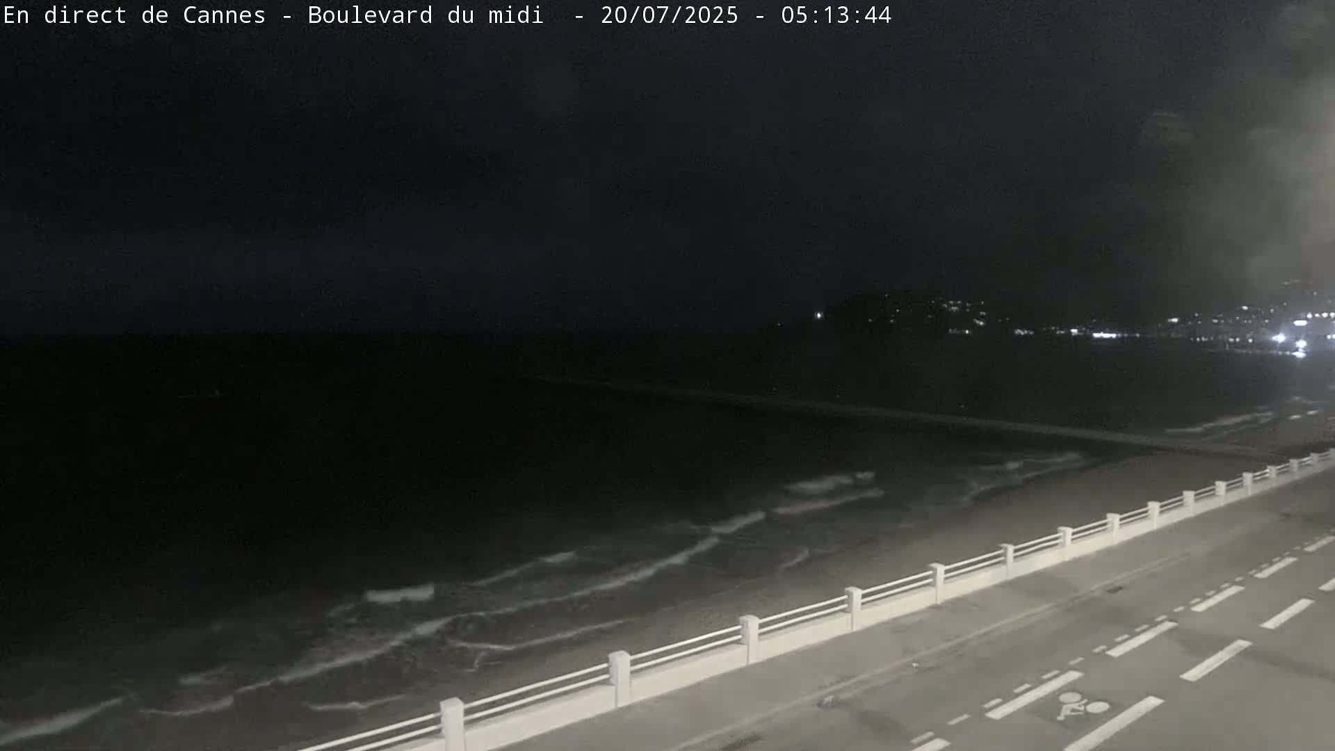 Cannes, Boulevard du Midi Louise Moreau Live Cam - Alpes Maritimes, Provence-Alpes-Côte d'Azur, France