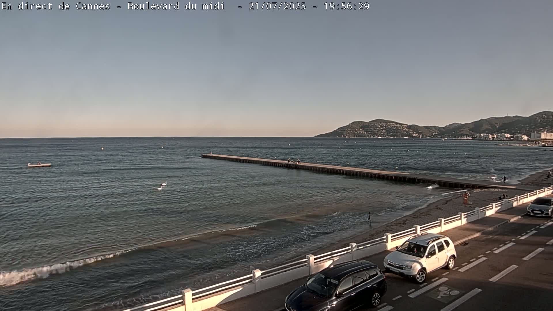 Cannes, Boulevard du Midi Louise Moreau Live Cam - Alpes Maritimes, Provence-Alpes-Côte d'Azur, France