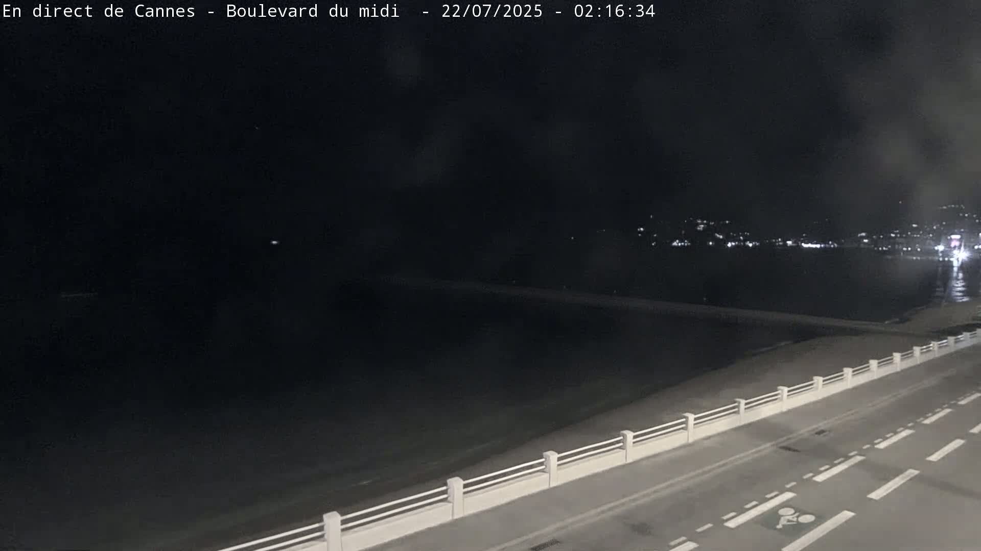 Cannes, Boulevard du Midi Louise Moreau Live Cam - Alpes Maritimes, Provence-Alpes-Côte d'Azur, France