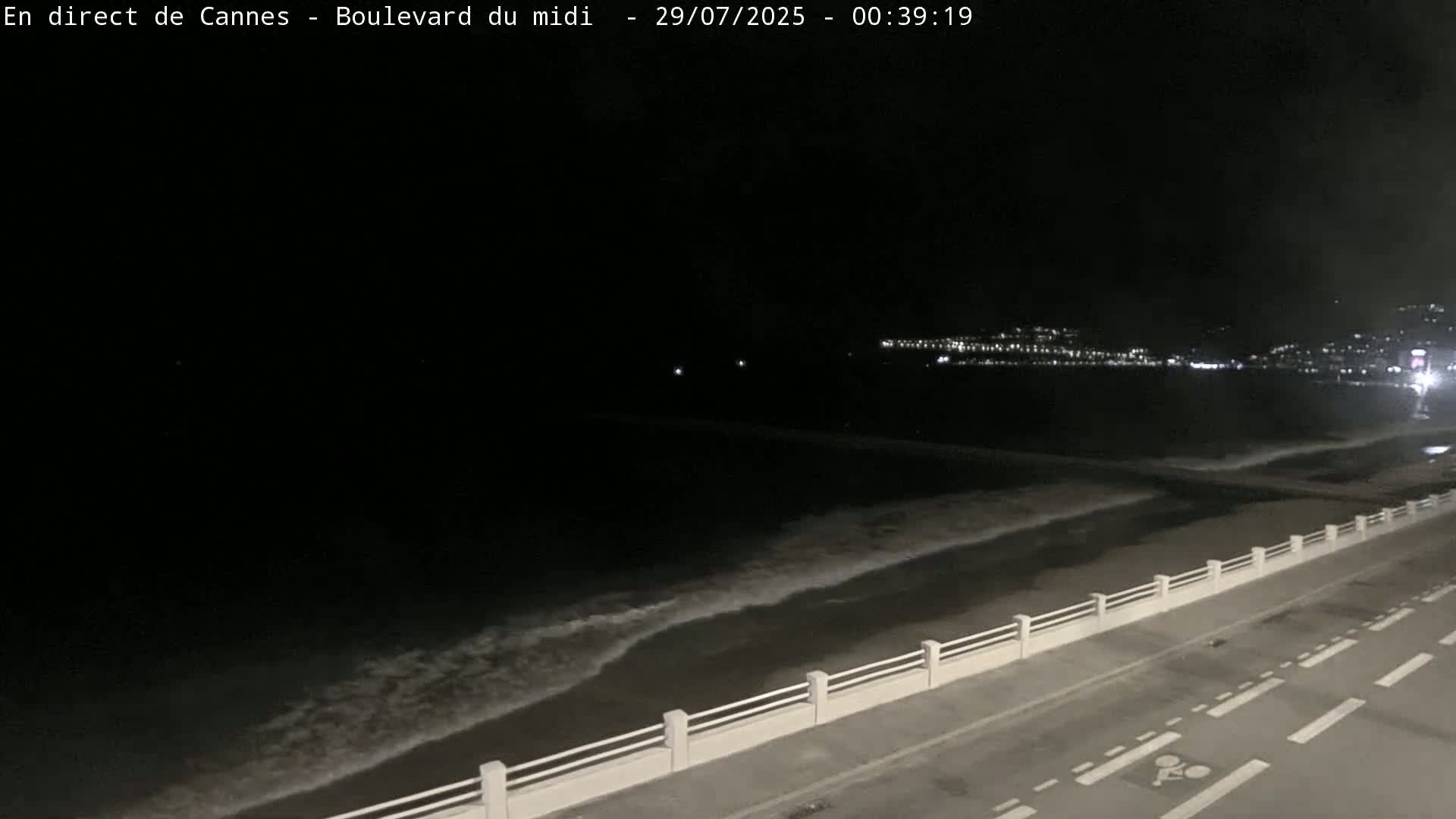 Cannes, Boulevard du Midi Louise Moreau Live Cam - Alpes Maritimes, Provence-Alpes-Côte d'Azur, France